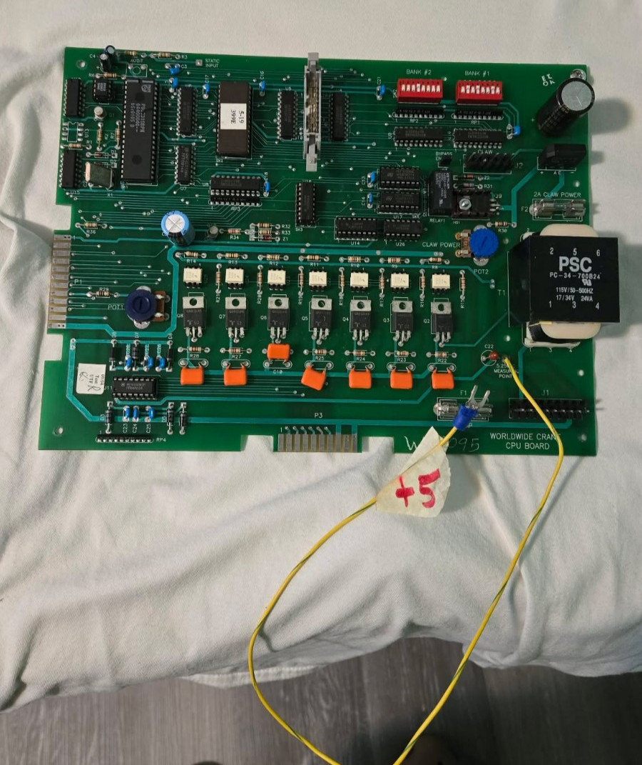 Treasure chest OR Talon claw machine Main PCB Board, LAST ONE, crane machine