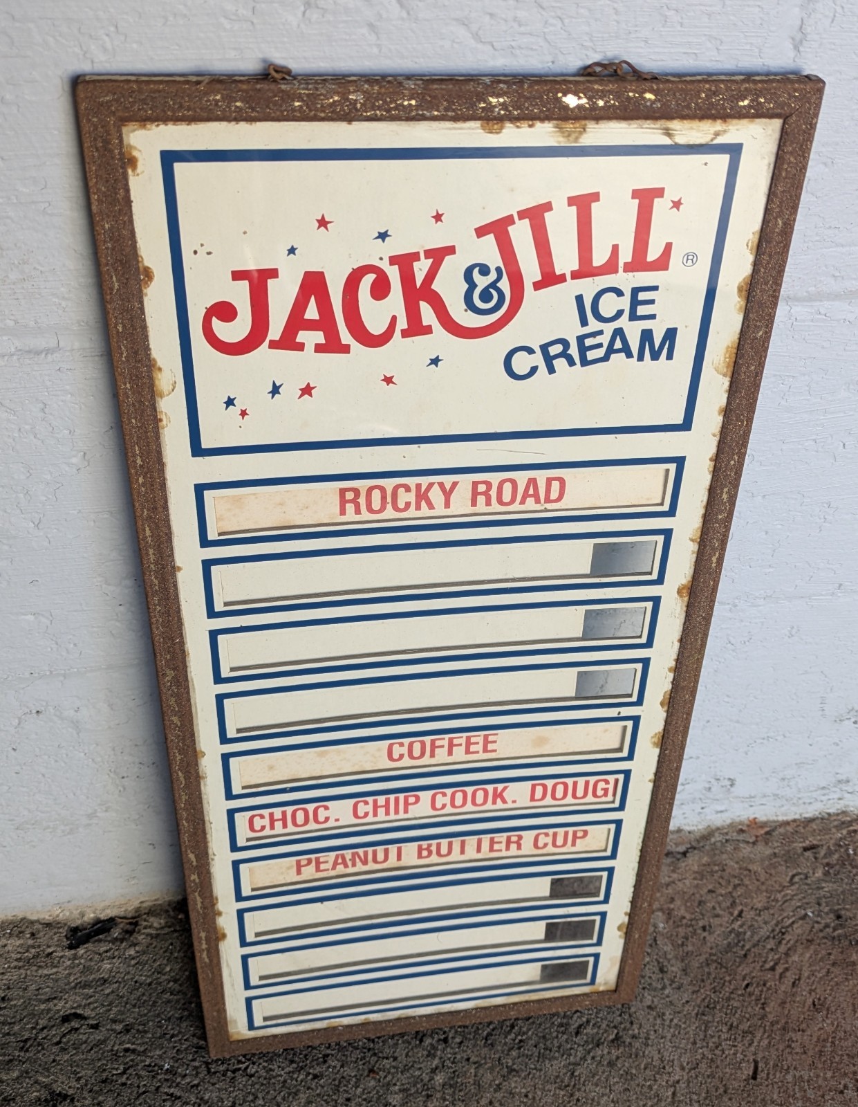 Rare Vintage Jack & Jill Ice Cream Menuboard Sign Philadelphia PA Dairy Rare Vintage Jack & Jill Ice Cream Menuboard Sign Philadelphia PA Dairy