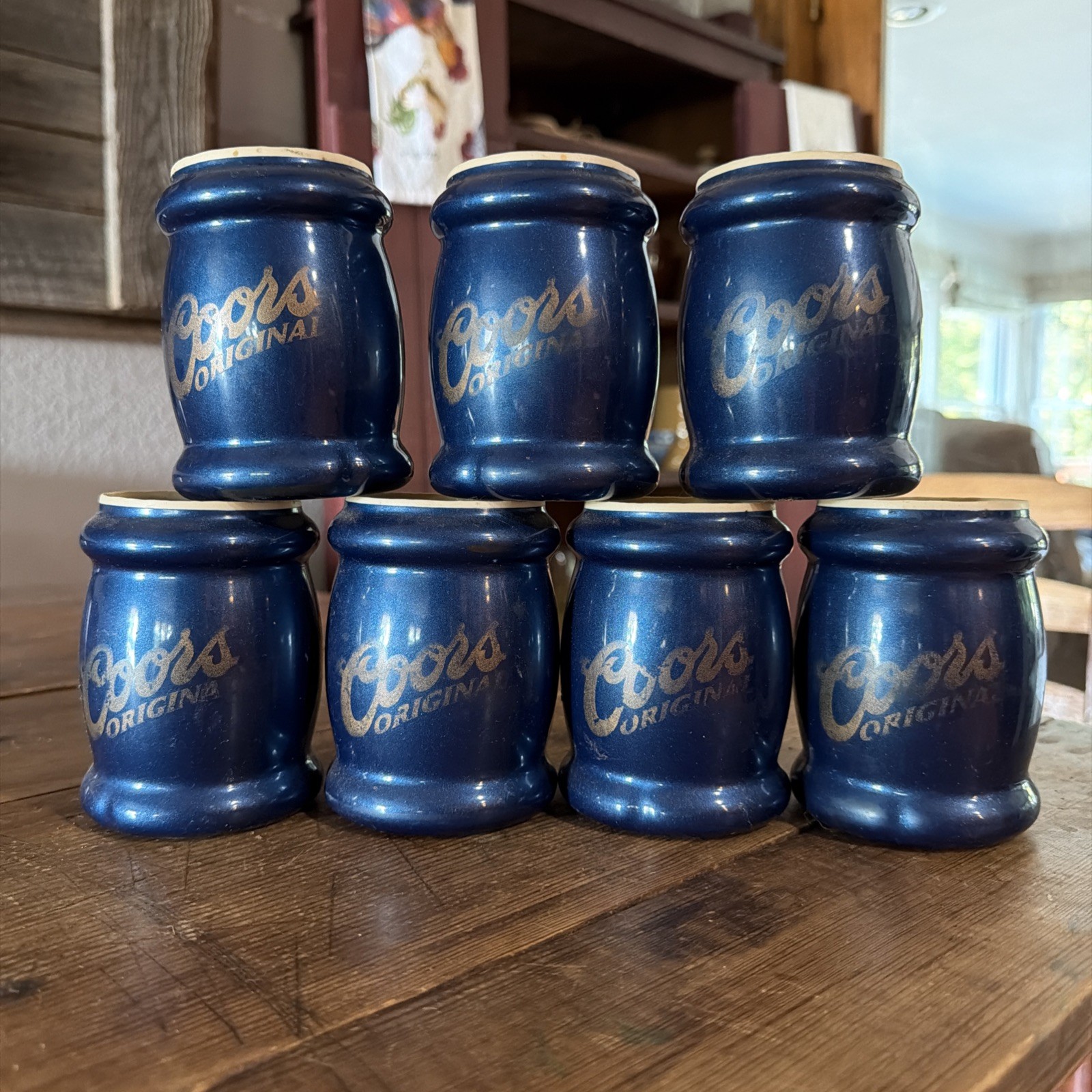 Vintage 1970's Coors Original Can Coozie Set Of 7