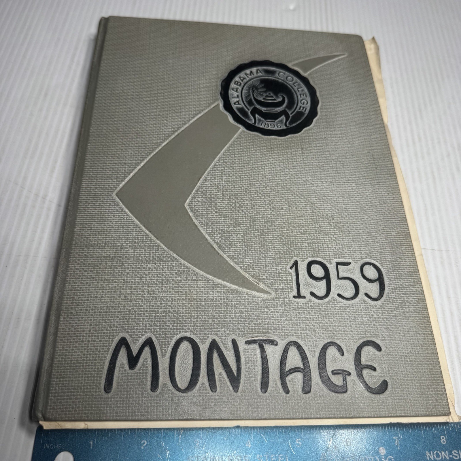 Alabama College Montage 1959 Vintage Yearbook