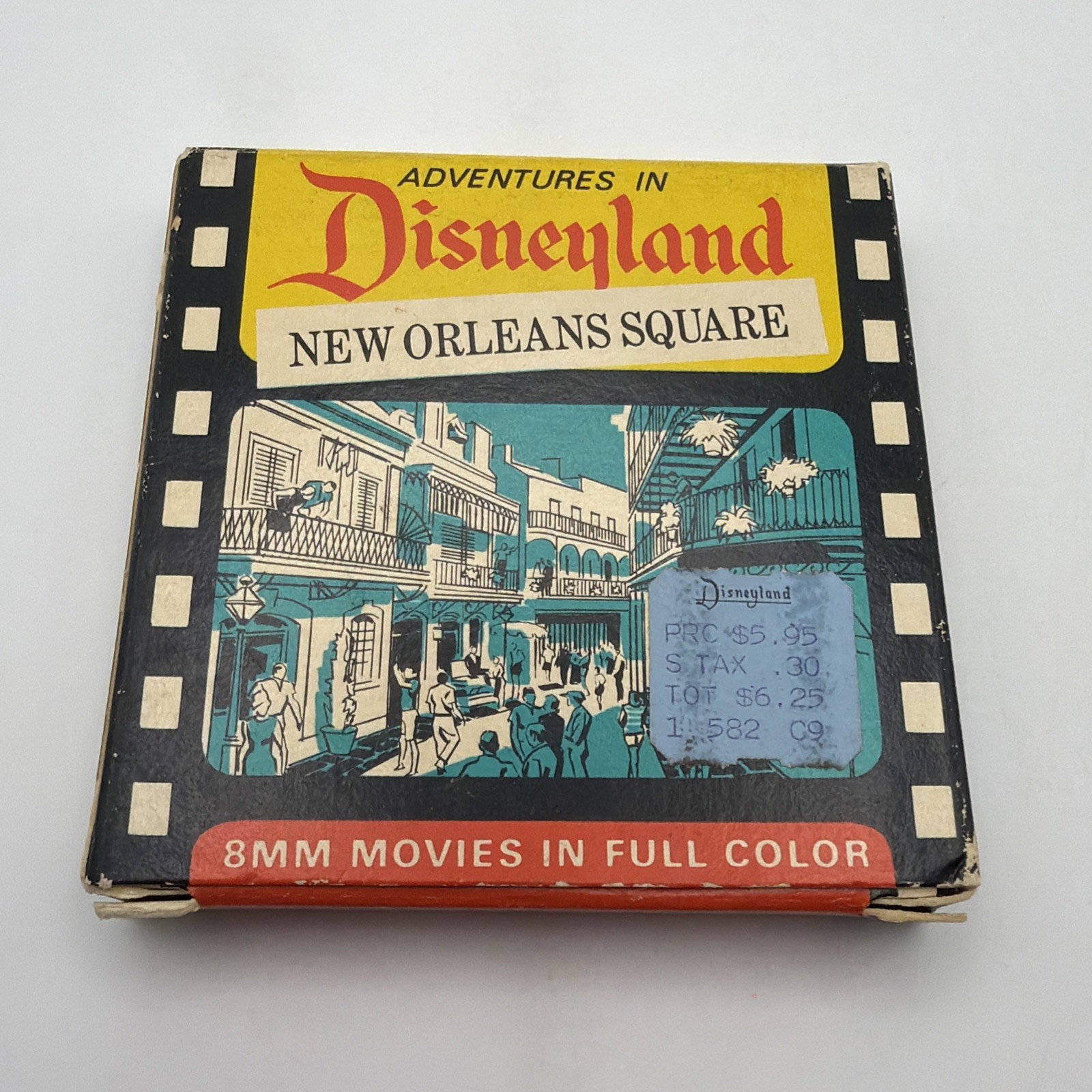 Vintage Adventures in Disneyland Souvenir 8MM Film NEW ORLEANS SQUARE circa 1967