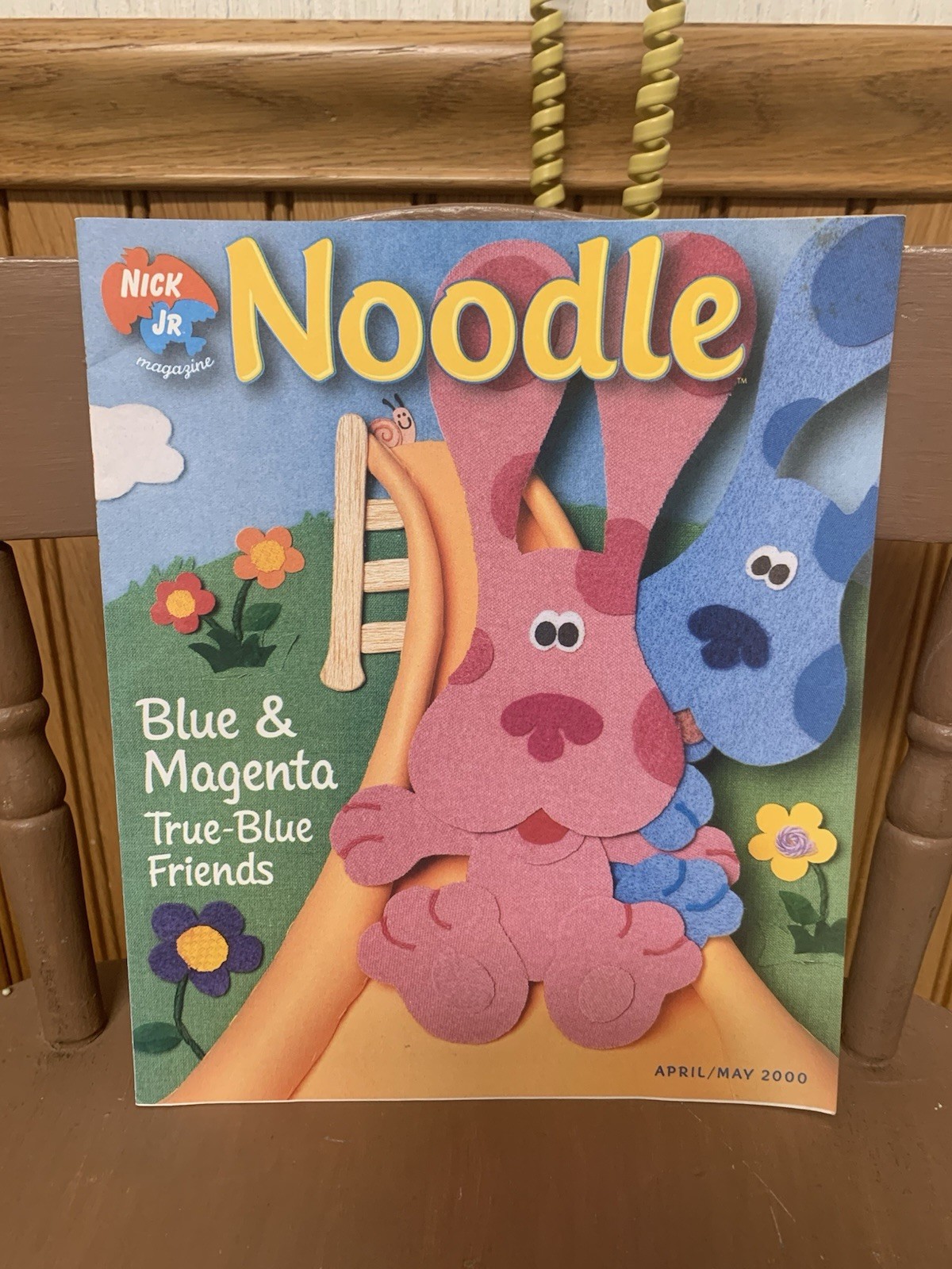 RARE Vintage Nick Jr Noodle April May 2000 Print Magazine Blue’s Clues Maisy