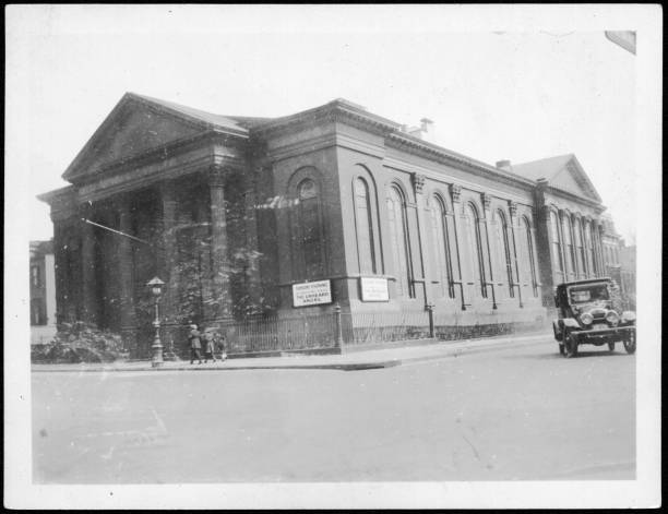 Hanson Place Baptist Church southeast corner of Hanson Place- New York Old Photo