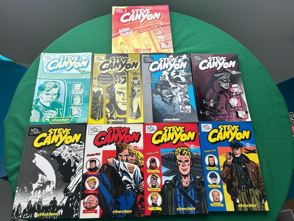 STEVE CANYON Milton Caniff 1947 1948 1949 1950 1951 1952 1953 1954 1955 Book Lot