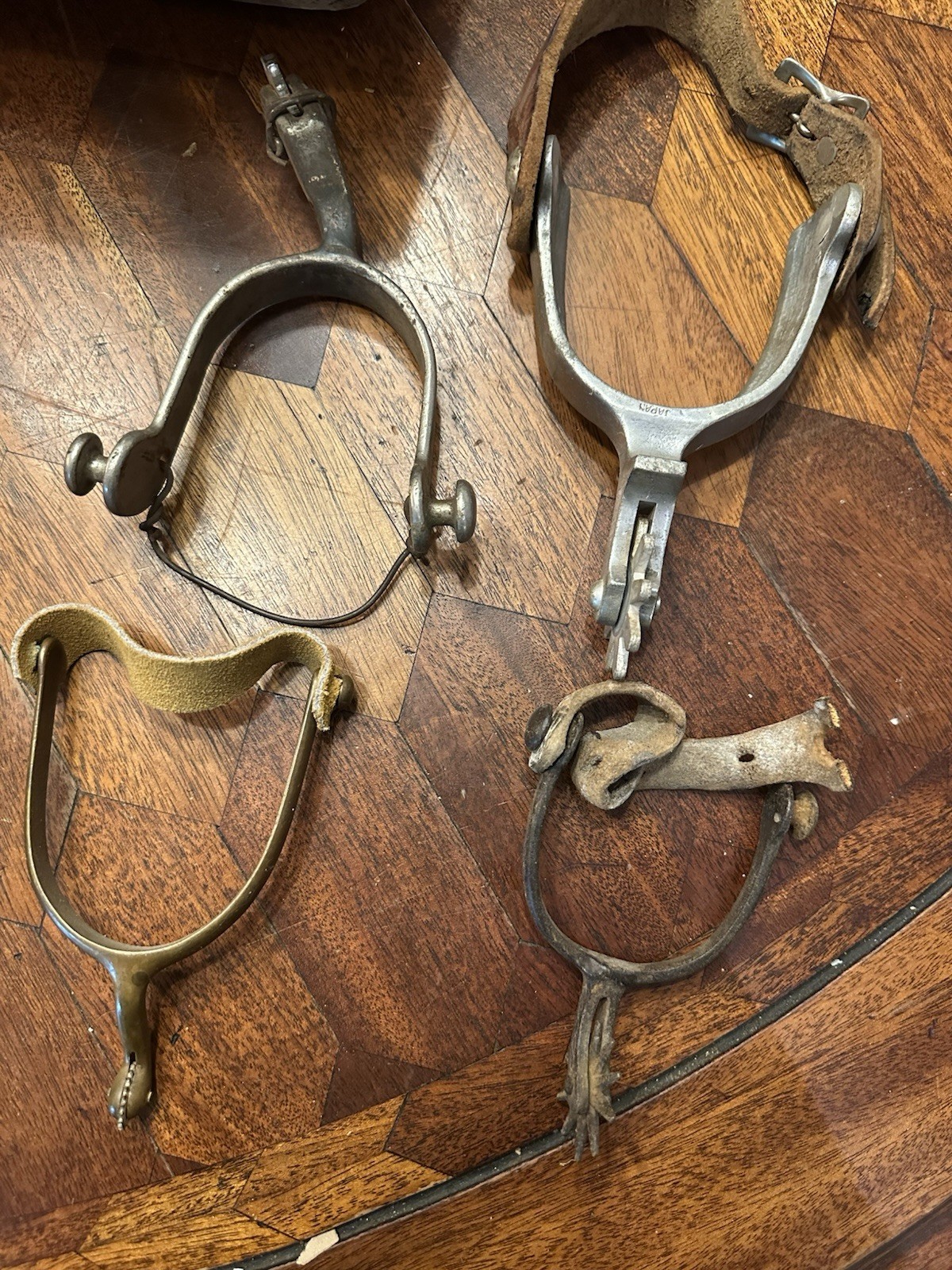 MIXED Lot Antique VINTAGE COWBOY SPURS Lot Of 4