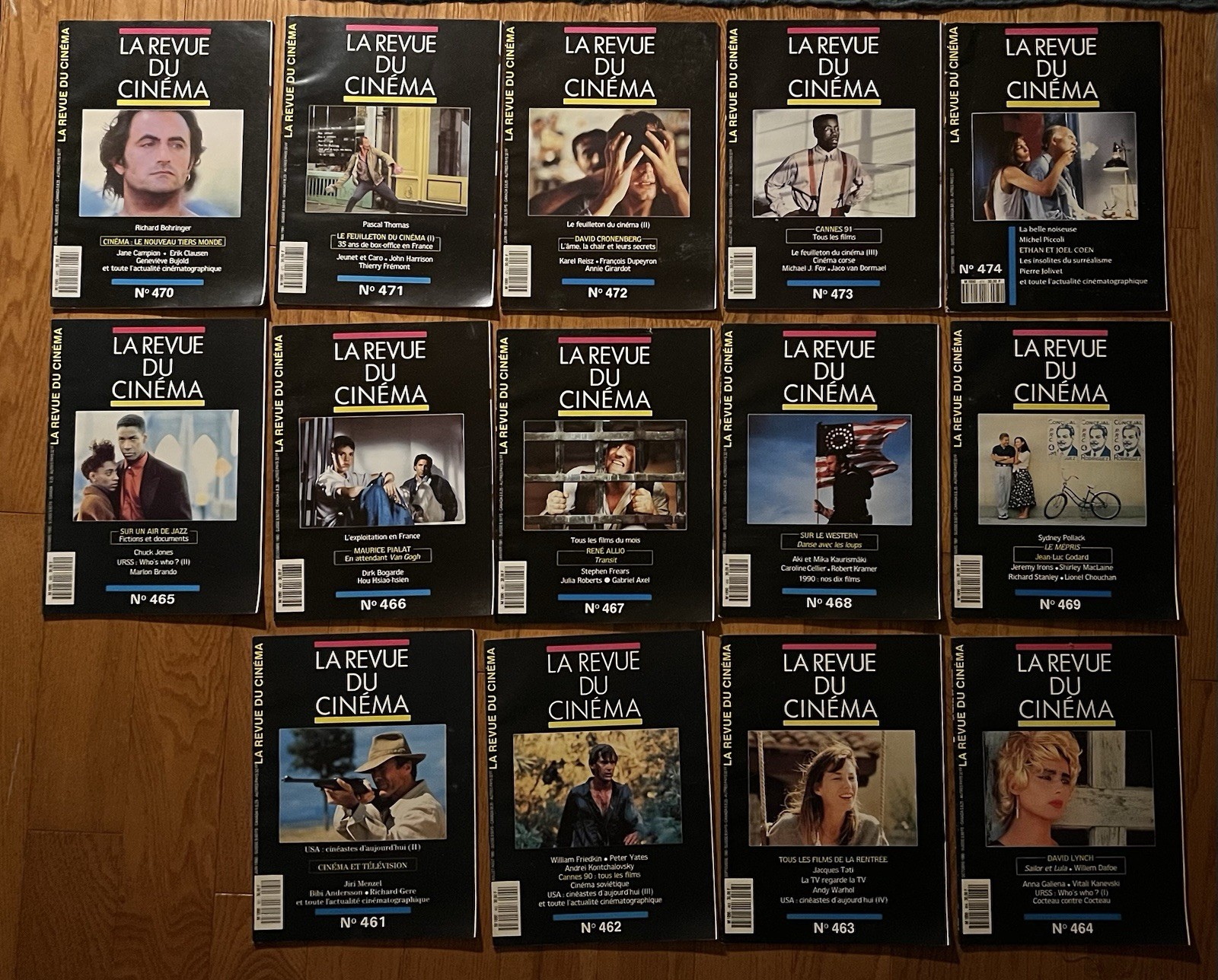 LA REVUE DU CINEMA Lot Of 22 #461-474; Season Review 1984-1990; Index 1957-1990 LA REVUE DU CINEMA Lot Of 22 #461-474; Season Review 1984-1990; Index 1957-1990