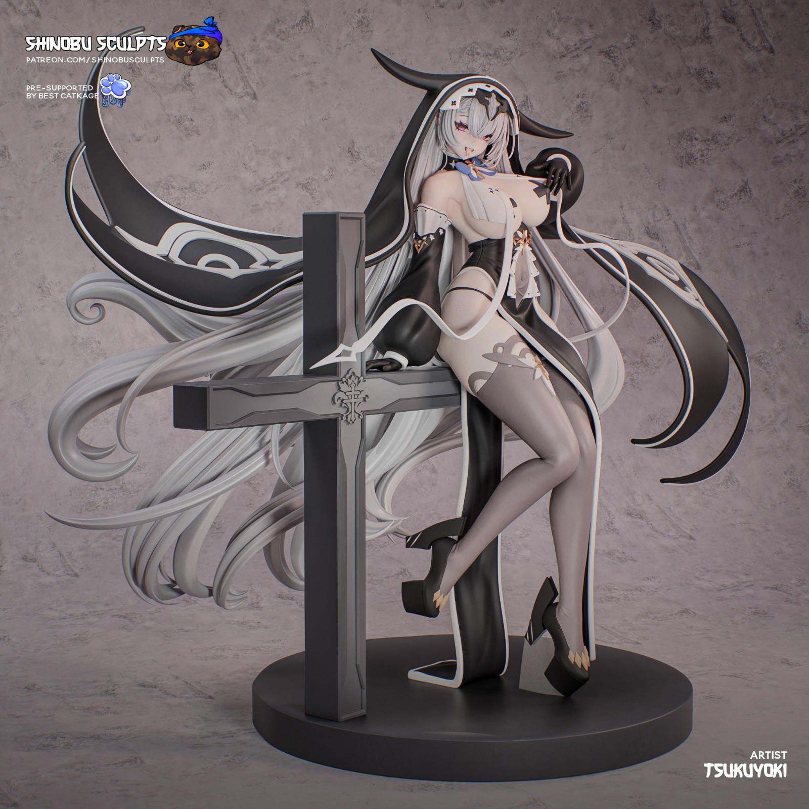 Duguay-Trouin Azure Elegance Edition  1/7 Unpainted Resin Kit  Azur Lane Display