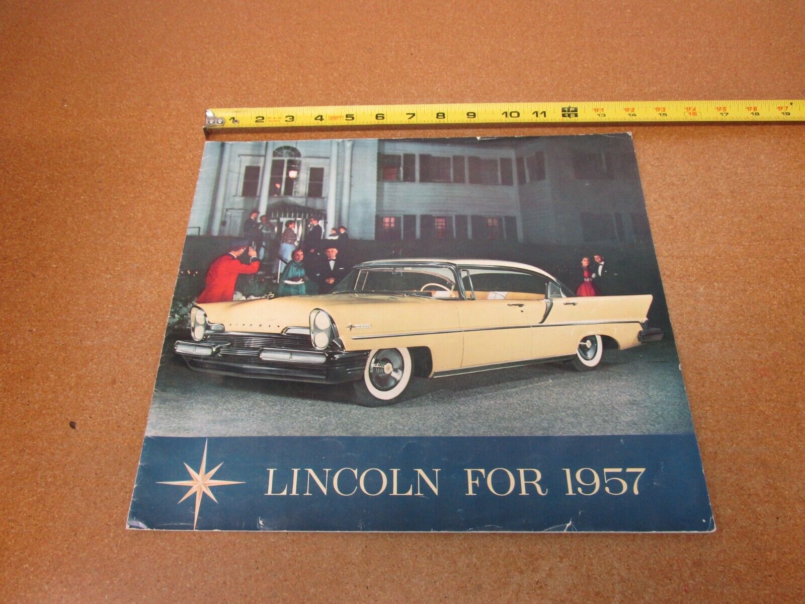 1957 Lincoln Premiere sedan coupe convertible sales brochure 12 pg ORIGINAL