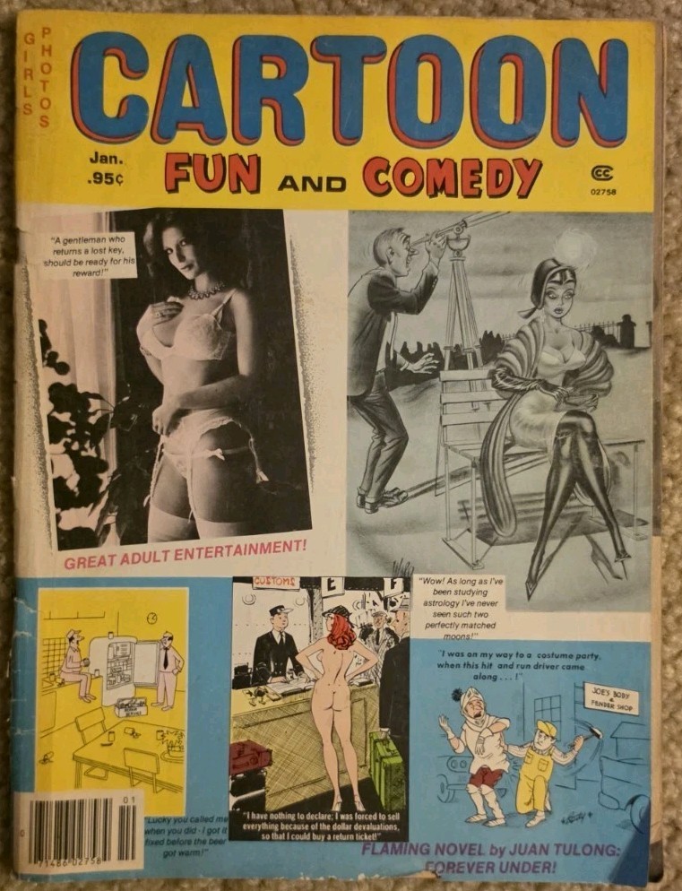 CARTOON FUN AND COMEDY January 1981 Adult Humor Bill Ward Rare 👀 CARTOON FUN AND COMEDY January 1981 Adult Humor Bill Ward Rare 👀