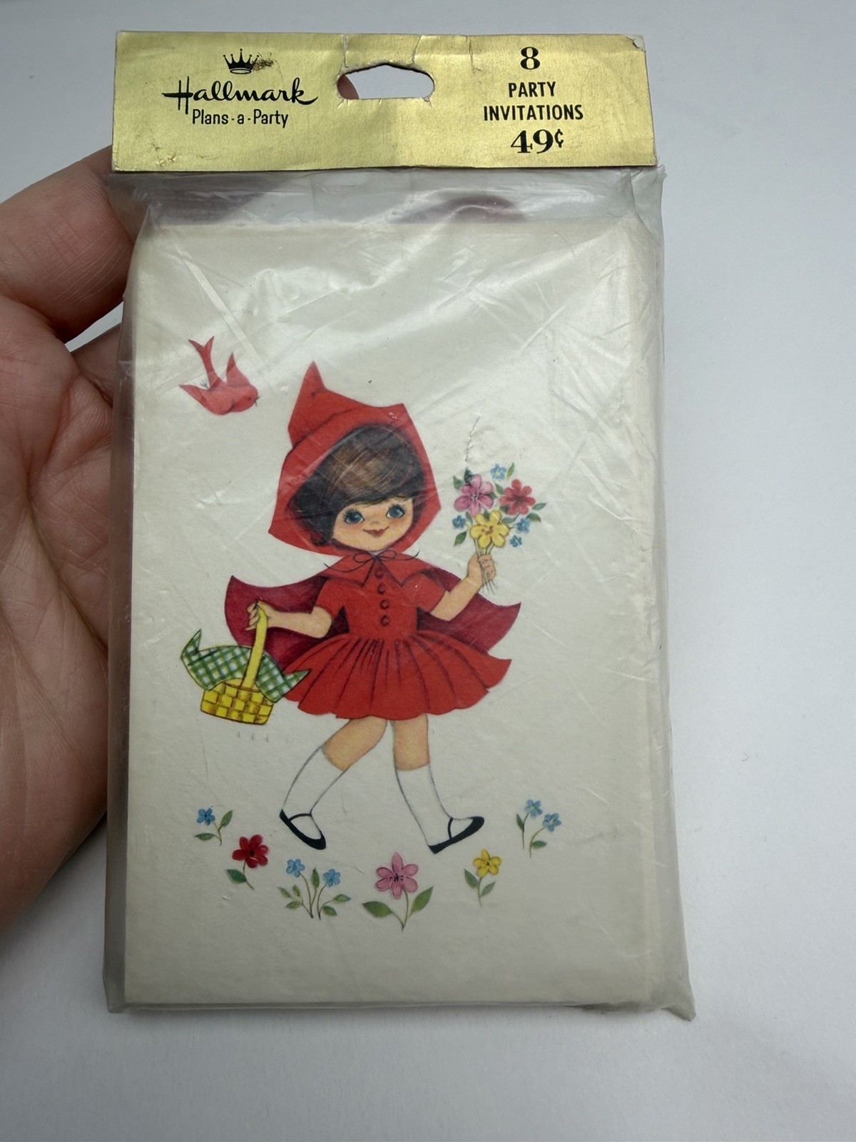Vintage Ambassador Invitations “Come To My Birthday Party” 8 Pack Unopened 