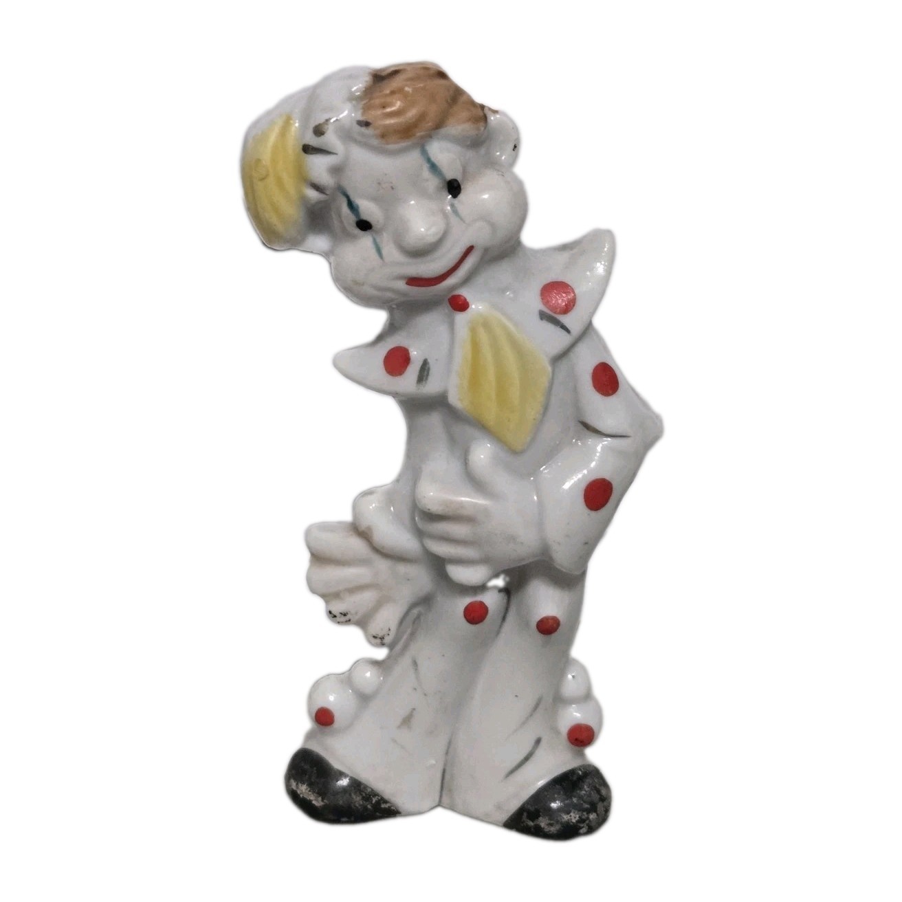 Vintage Ceramic/Porcelain Slim Clown Figurine 🤡 Circus Japan