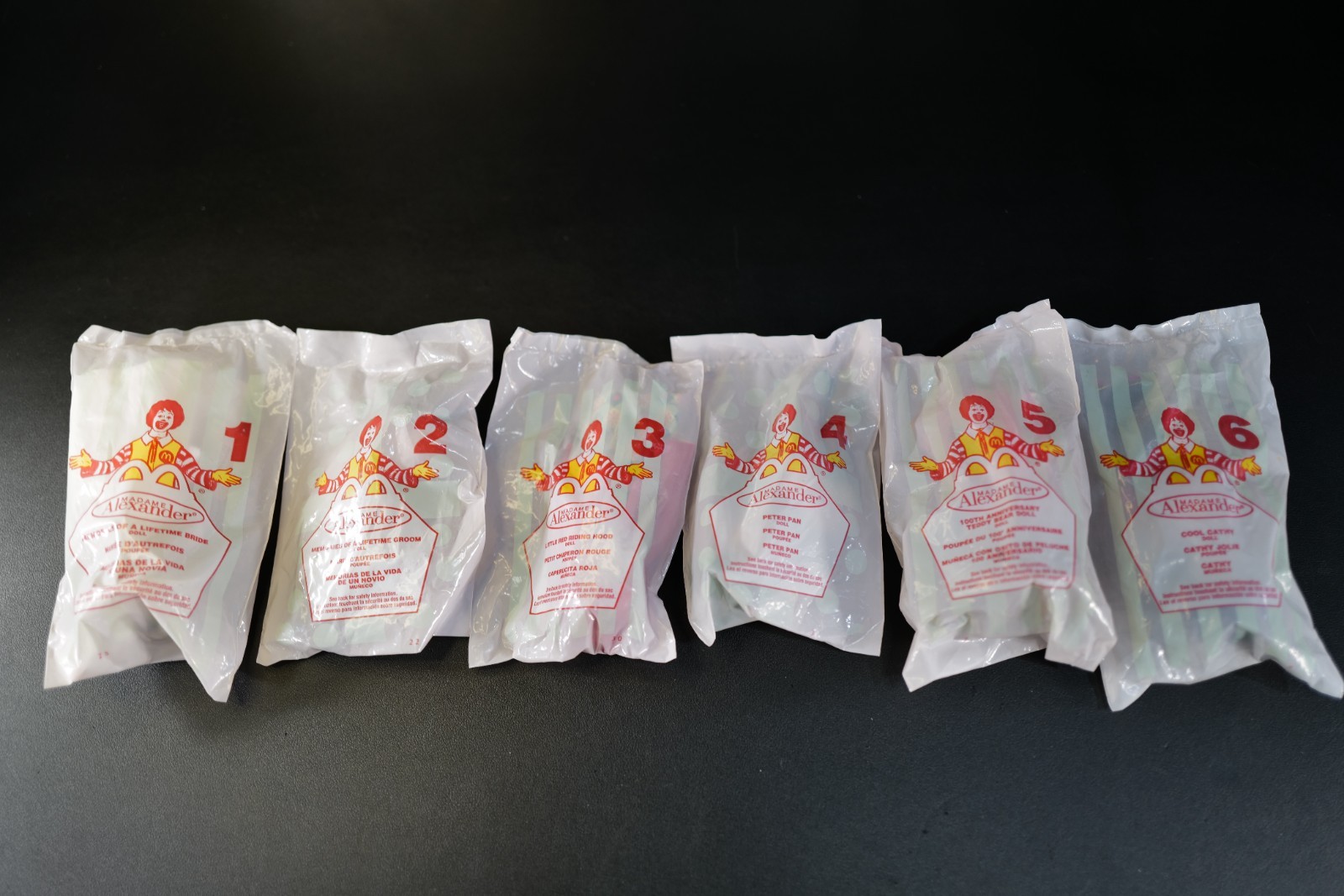2002 McDonald's Madame Alexander Dolls Complete Set 1-6 Sealed Happy Meal 2002 McDonald's Madame Alexander Dolls Complete Set 1-6 Sealed Happy Meal