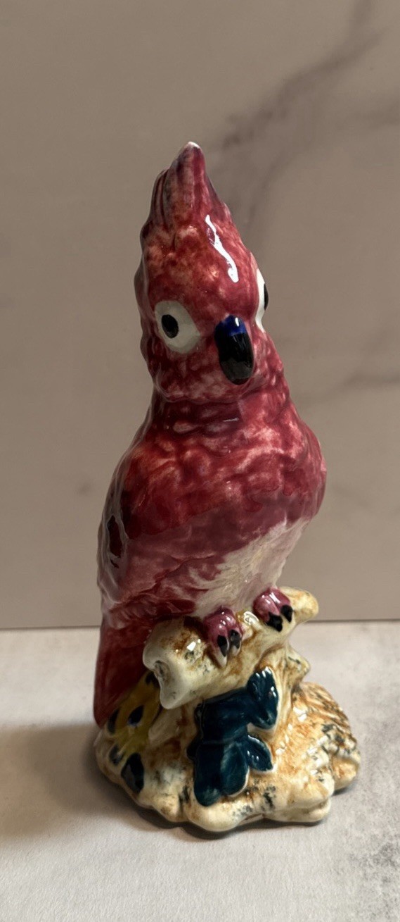 Vintage Stangl 3405 Bird Cockatoo Parrot Figurine Statue USA Vintage Stangl 3405 Bird Cockatoo Parrot Figurine Statue USA