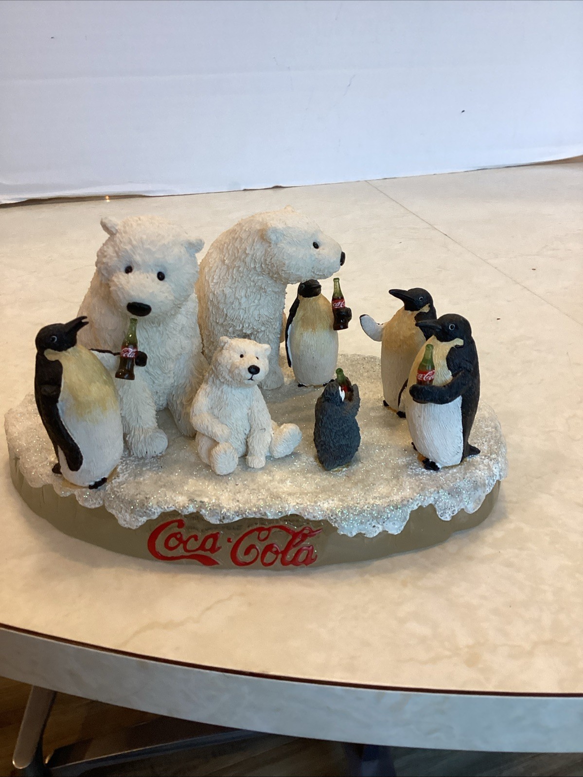 Boyds Bears Coca-Cola Polar Bear & Penguin Coke Figurine Style #919953 Boyds Bears Coca-Cola Polar Bear & Penguin Coke Figurine Style #919953