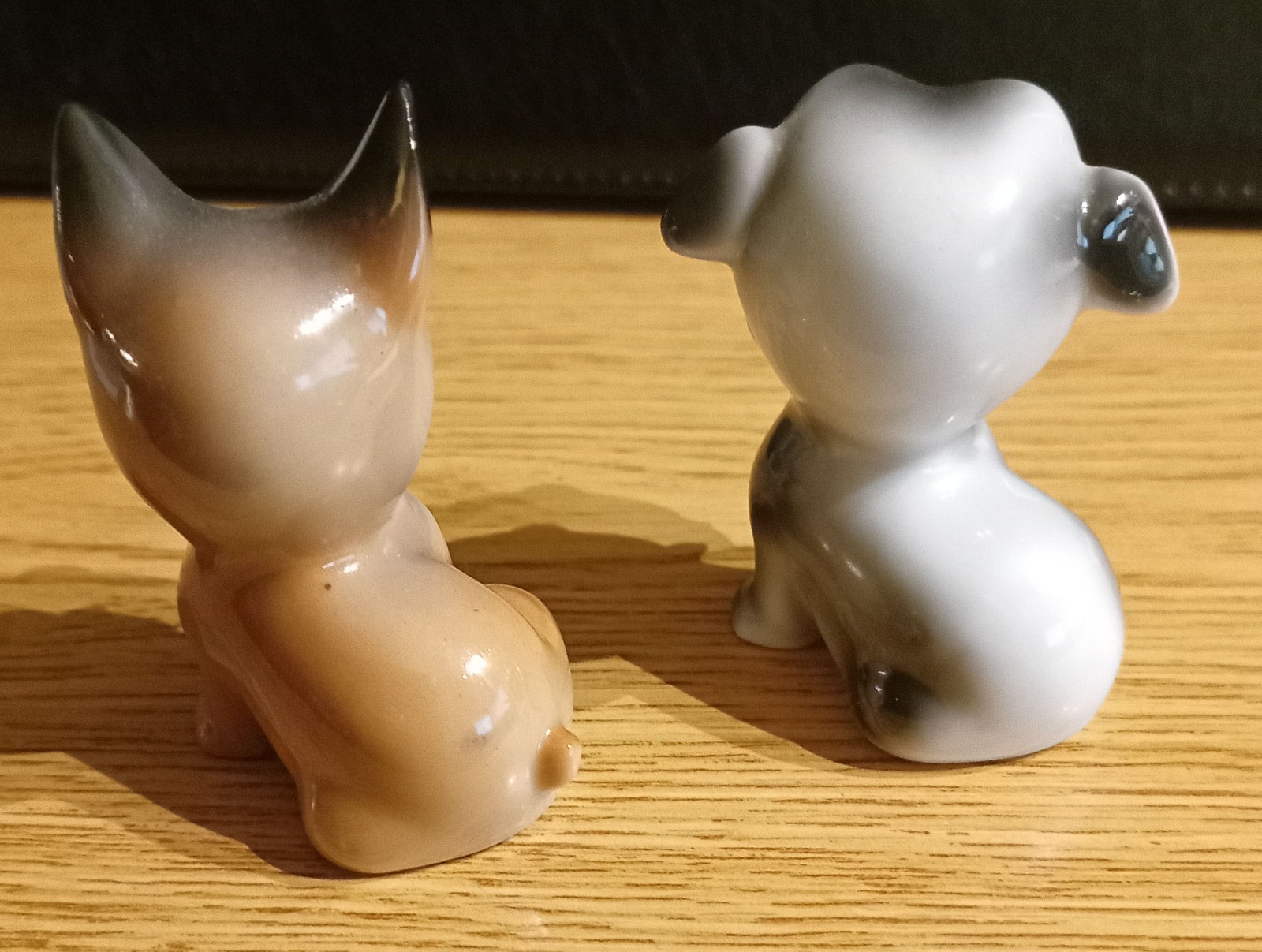 Vintage Anthropomorphic Big Eye Dog Figurines - Pair of 2 Made in Japan Kitsch Vintage Anthropomorphic Big Eye Dog Figurines - Pair of 2 Made in Japan Kitsch