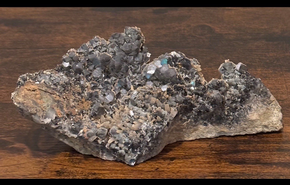 Bulgarian Mineral Specimen - Galena, Pyrite, Quartz, Sphalerite - 1 Lb 15 Oz Bulgarian Mineral Specimen - Galena, Pyrite, Quartz, Sphalerite - 1 Lb 15 Oz