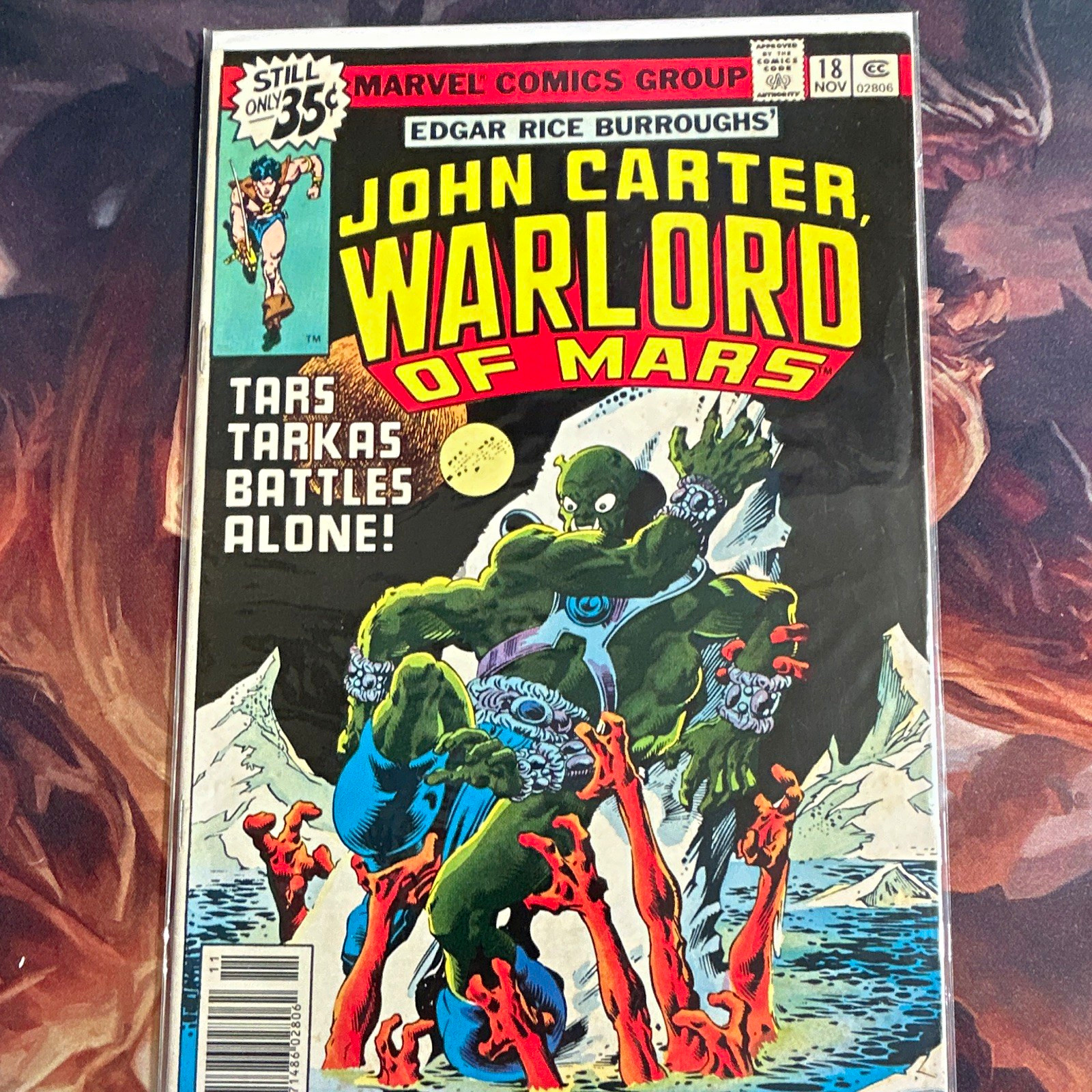 Marvel John Carter, Warlord of Mars #18 (Nov 1979) Gil Kane Tars Tarkas