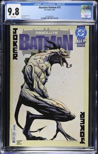 Absolute Batman #15 CGC 9.8 Cover A First 1st Printing  Absolute Joker