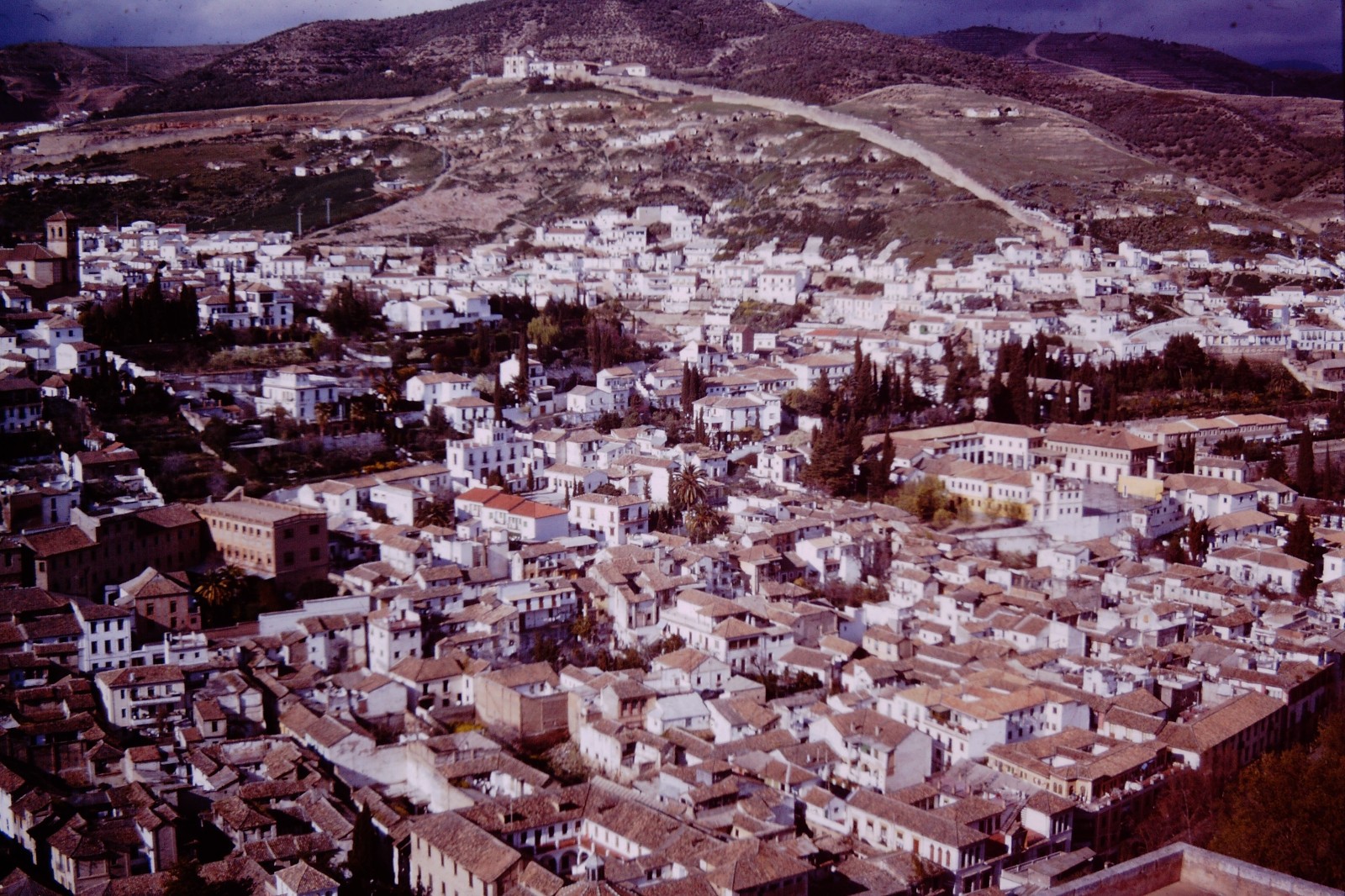APRIL 1974 Alhambra Grenada Spain  Kodachrome Slide BU-G