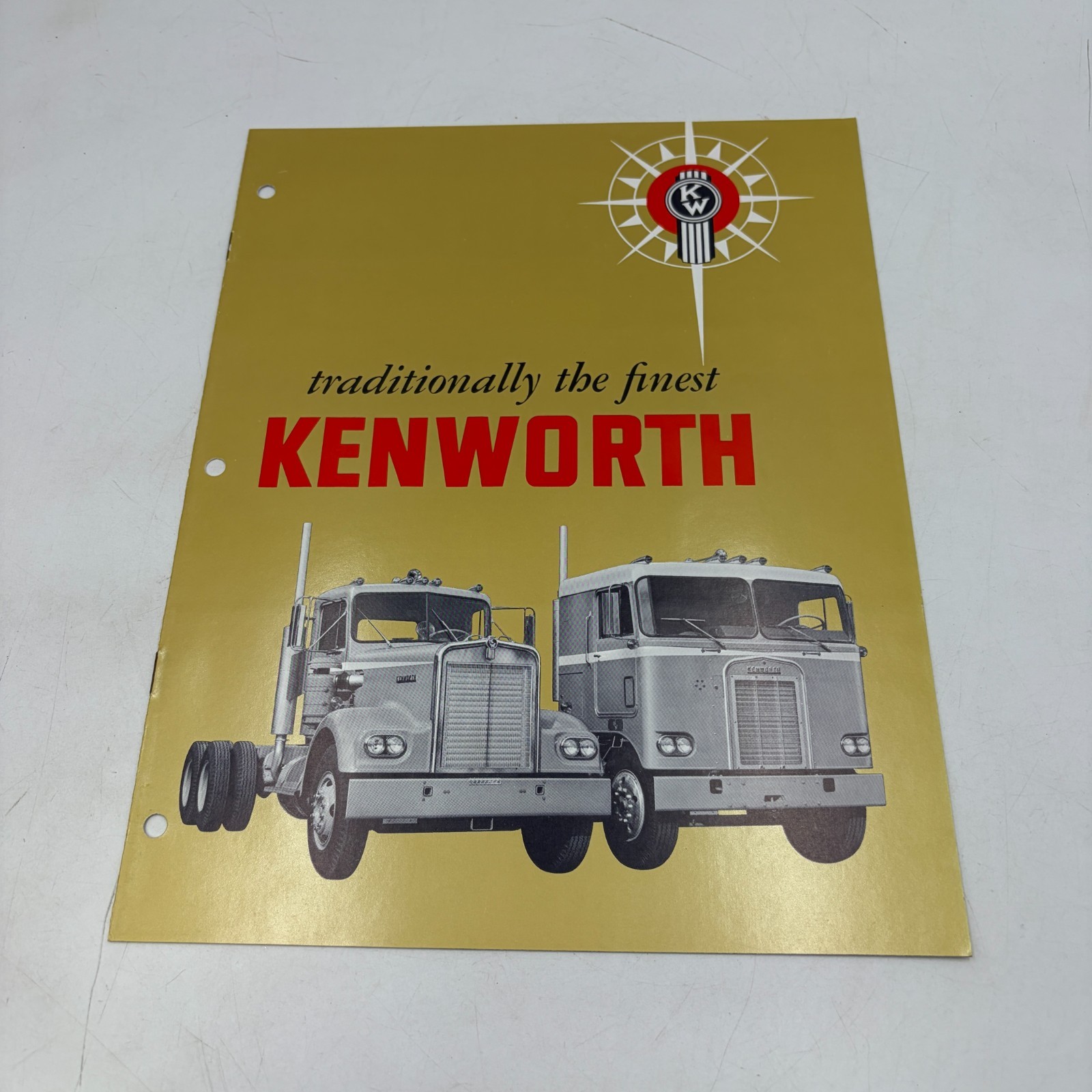 1965 Kenworth Truck Sales Brochure W900 K100 COE Traditionally the Finest