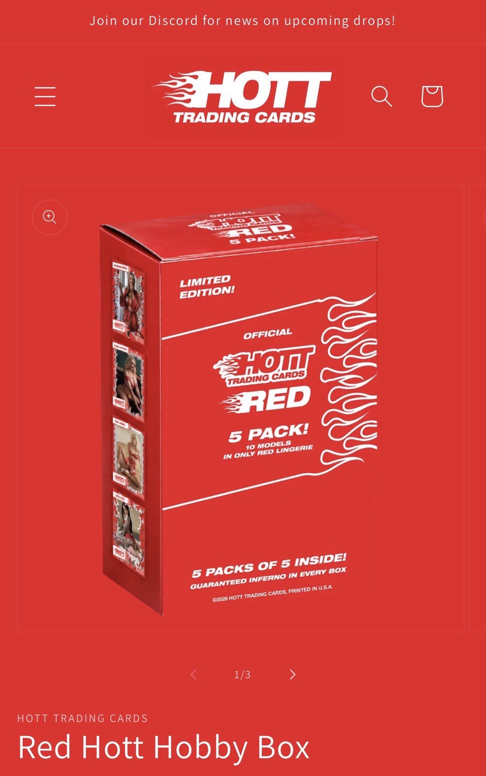 Hott Trading Card Hobby Box 🔥 Hott Trading Card Hobby Box 🔥
