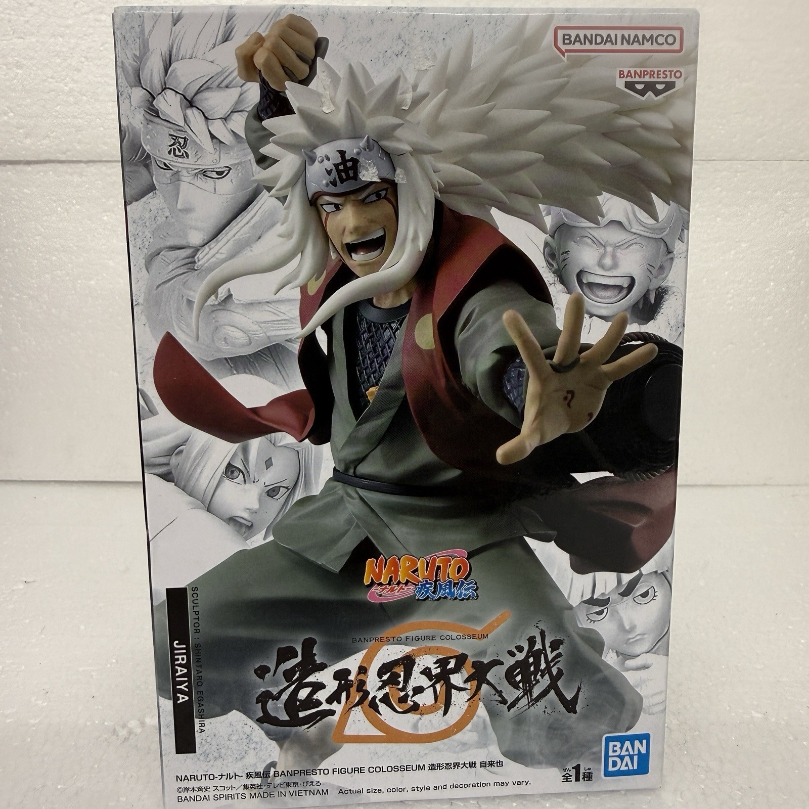 NARUTO BANPRESTO FIGURE COLOSSEUM Jiraiya Figure NARUTO BANPRESTO FIGURE COLOSSEUM Jiraiya Figure