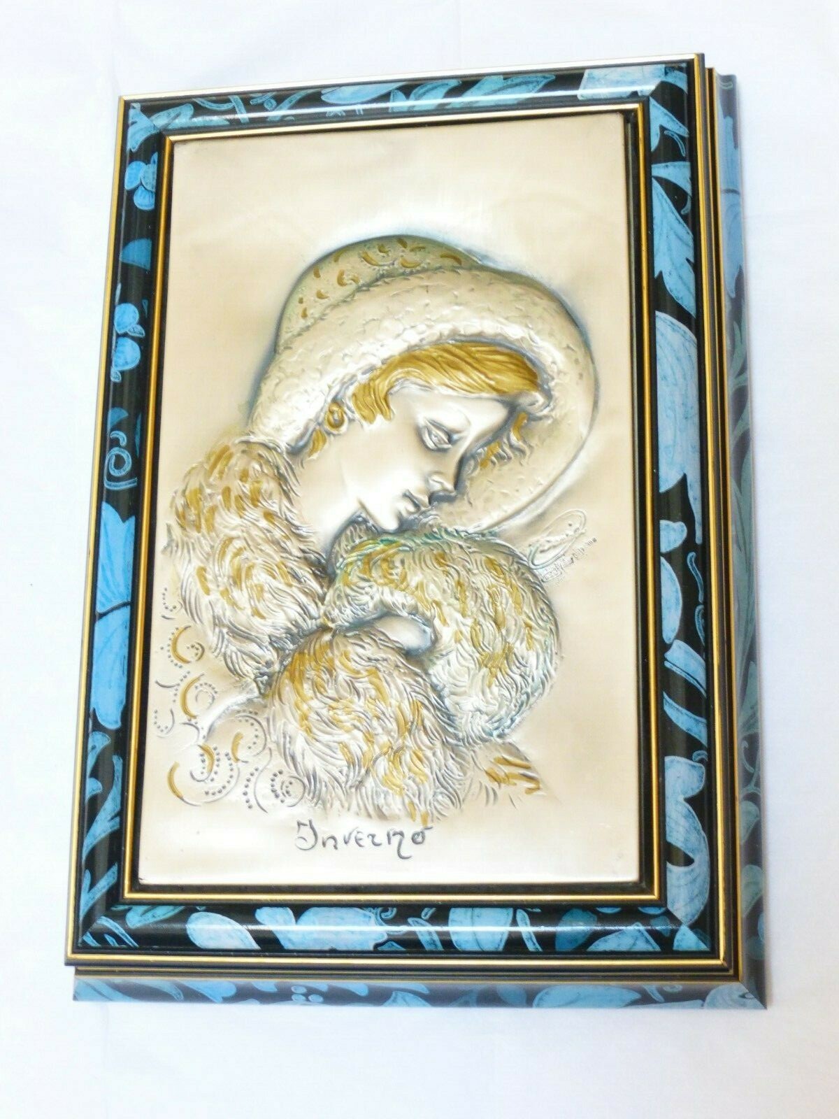Vintage 925 Sterling Silver Top Italy Made Jewelry Trinket Box