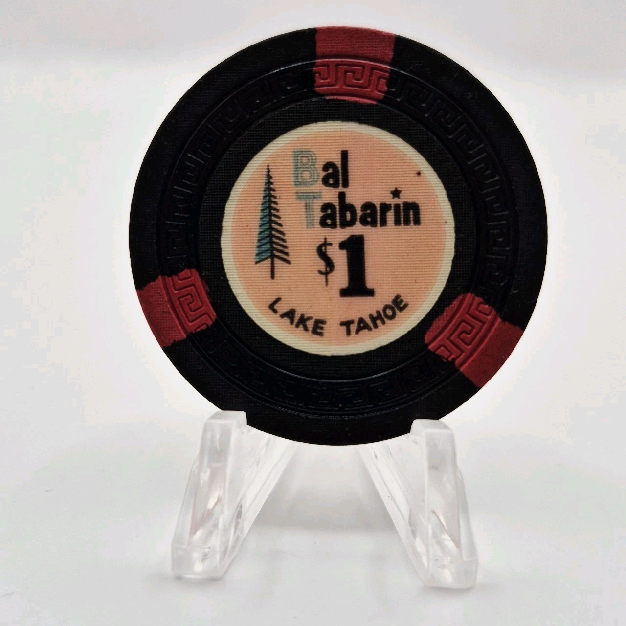 Bal Tabarin Casino Lake Tahoe Nevada 1958 $1 Casino Chip N4941.1