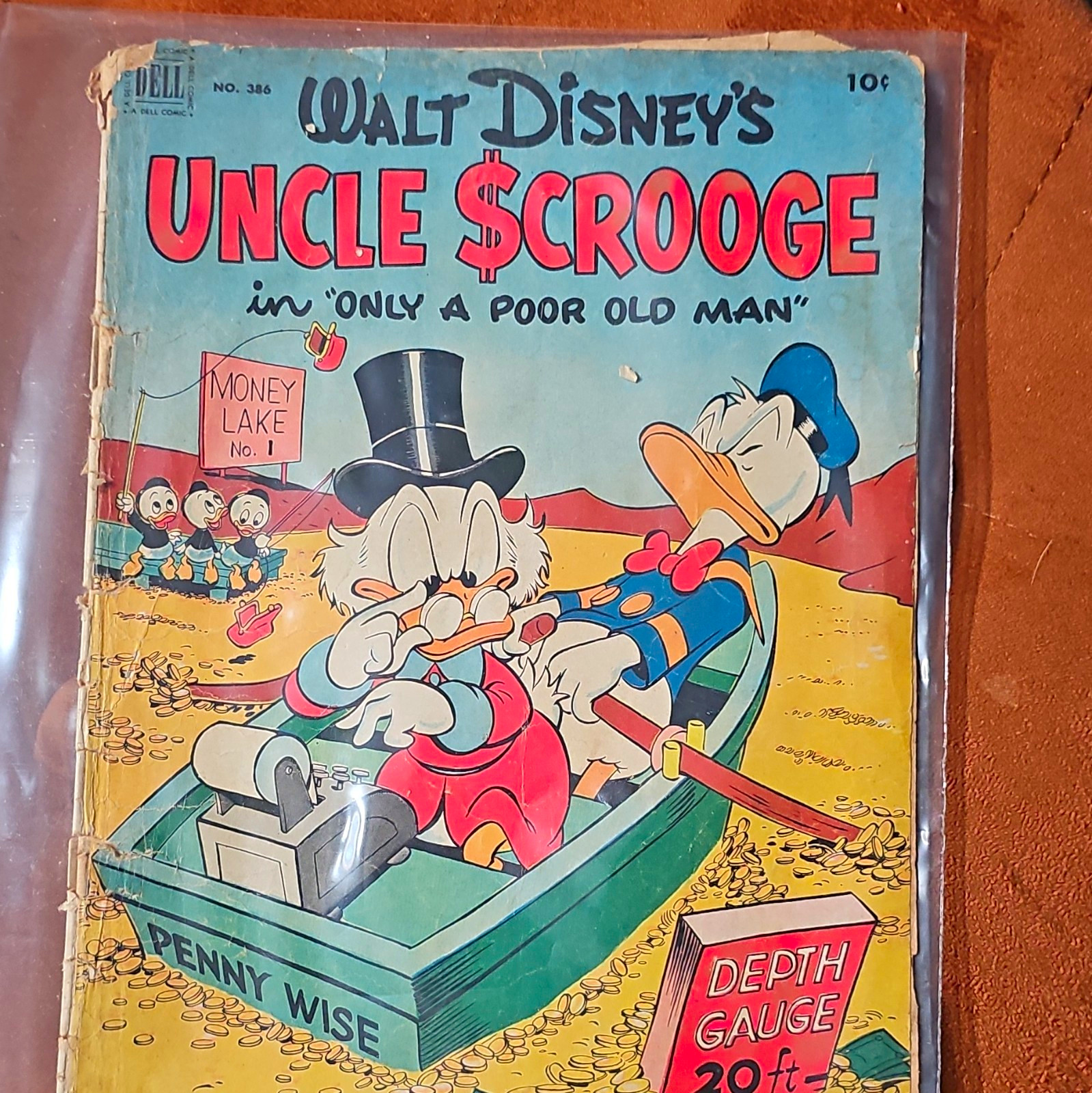 Walt Disney\'s Uncle Scrooge #386 Only a Poor Old Man Dell Donald Duck