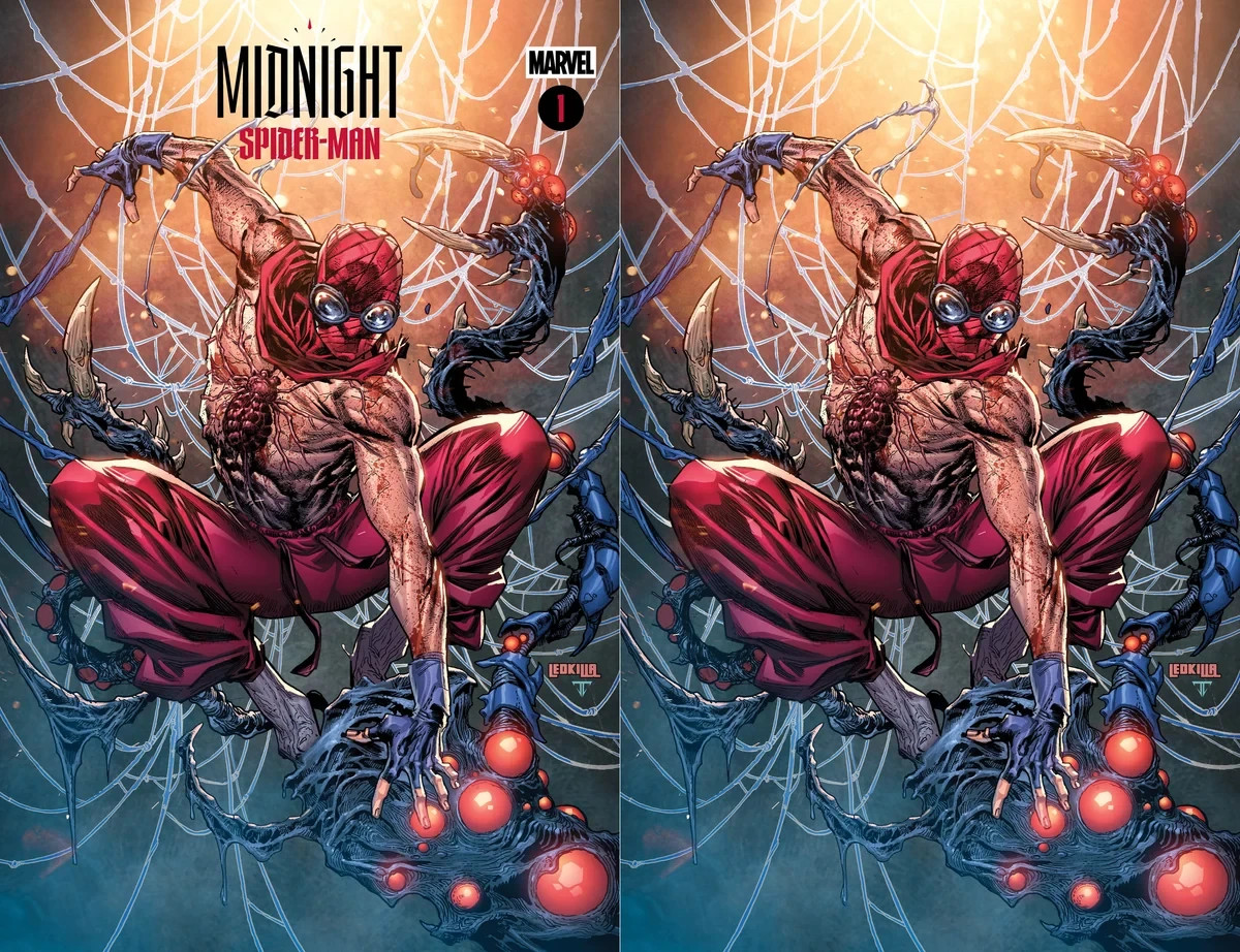 MIDNIGHT SPIDER-MAN #1 KEN LASHLEY NYCC EXCLUSIVE VARIANT SET W COA's