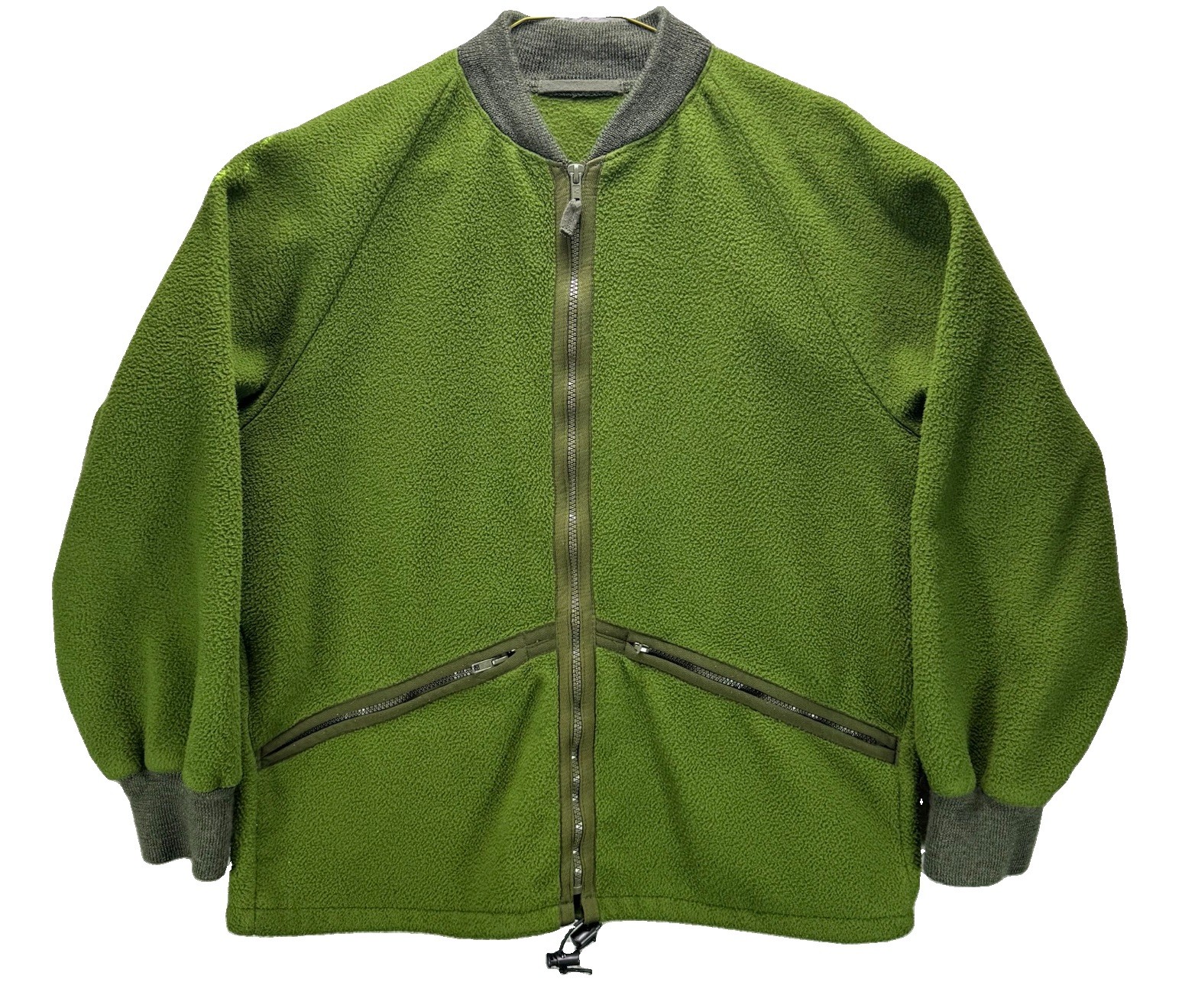 VTG British Military Issue Green Thermal Fleece Liner Cold Weather Size Medium VTG British Military Issue Green Thermal Fleece Liner Cold Weather Size Medium