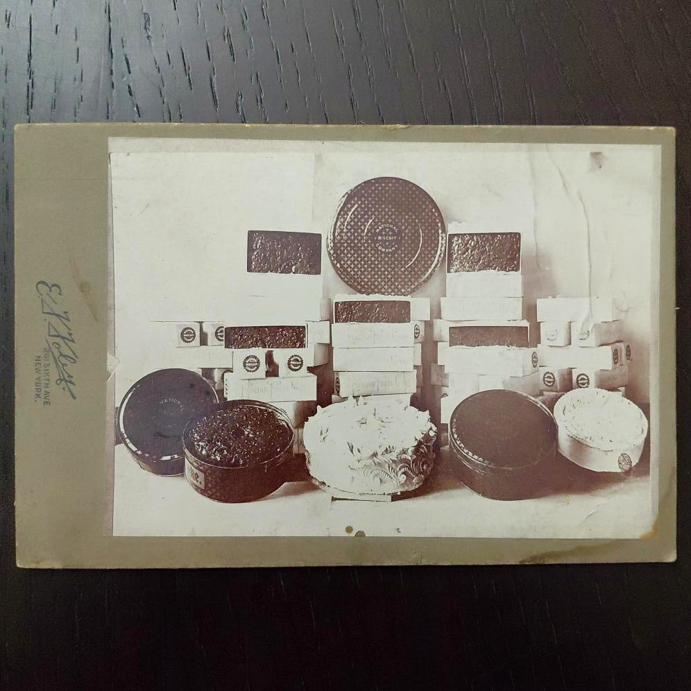 Antique National Biscuit Co Nabisco Product Display Cabinet Photo NYC Advertisin
