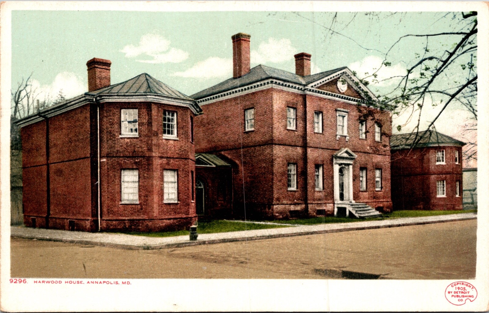 1900's Harwood House Annapolis Maryland Postcard Divided Back Unposted VTG 2L 1900's Harwood House Annapolis Maryland Postcard Divided Back Unposted VTG 2L