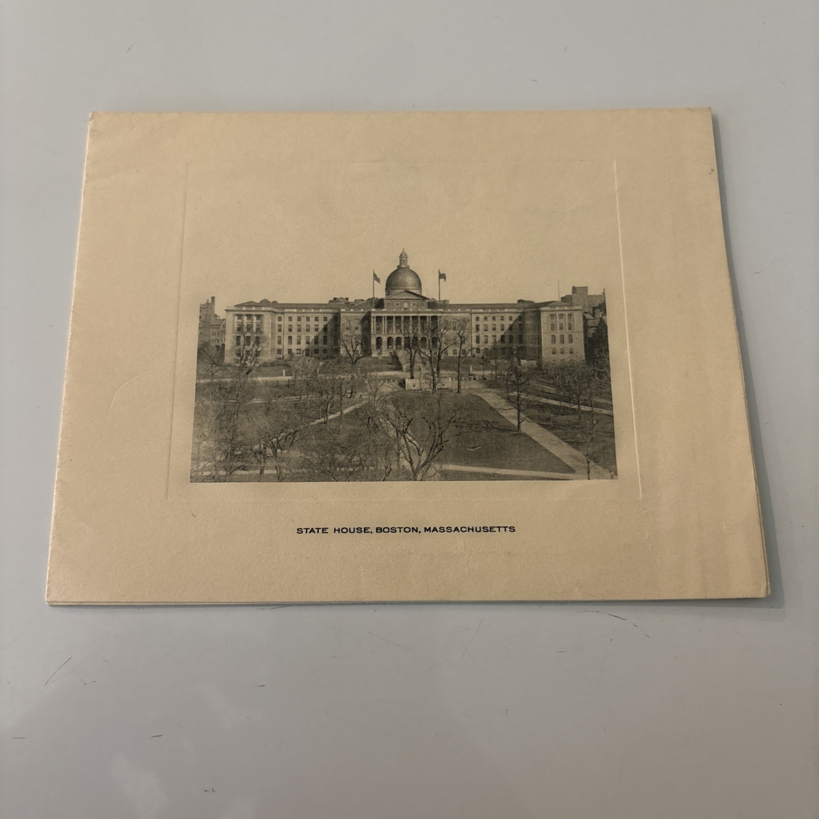 1930s Joseph B Ely Autographed Signed Boston State House Card 52nd Governor Mass
