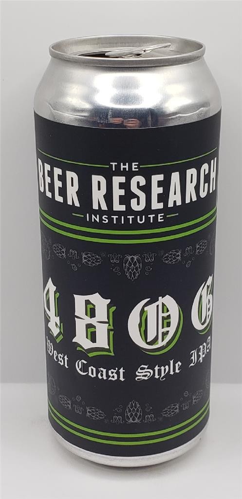 Craft Beer Can BRI Research Institute Brewing Company 48OG West Coast Style IPA