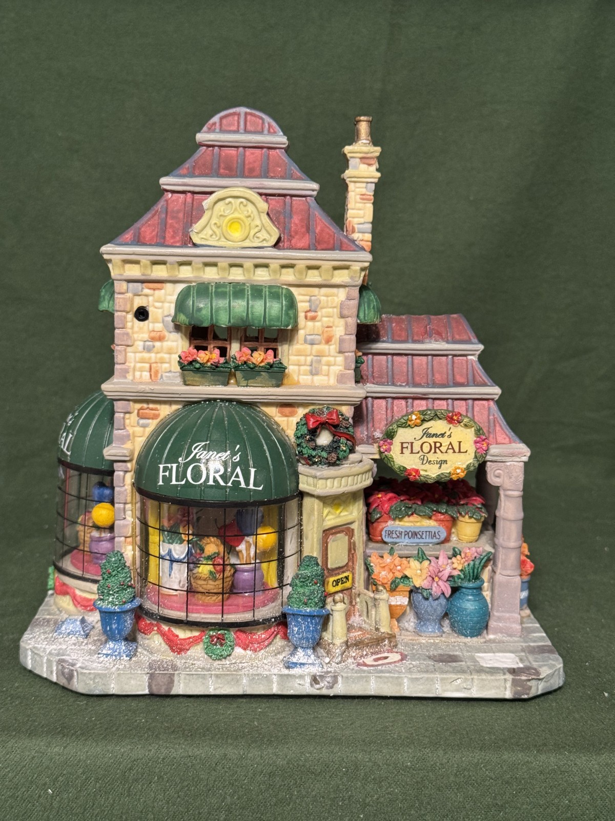Lemax: Janet's Floral (building) RARE  VTG