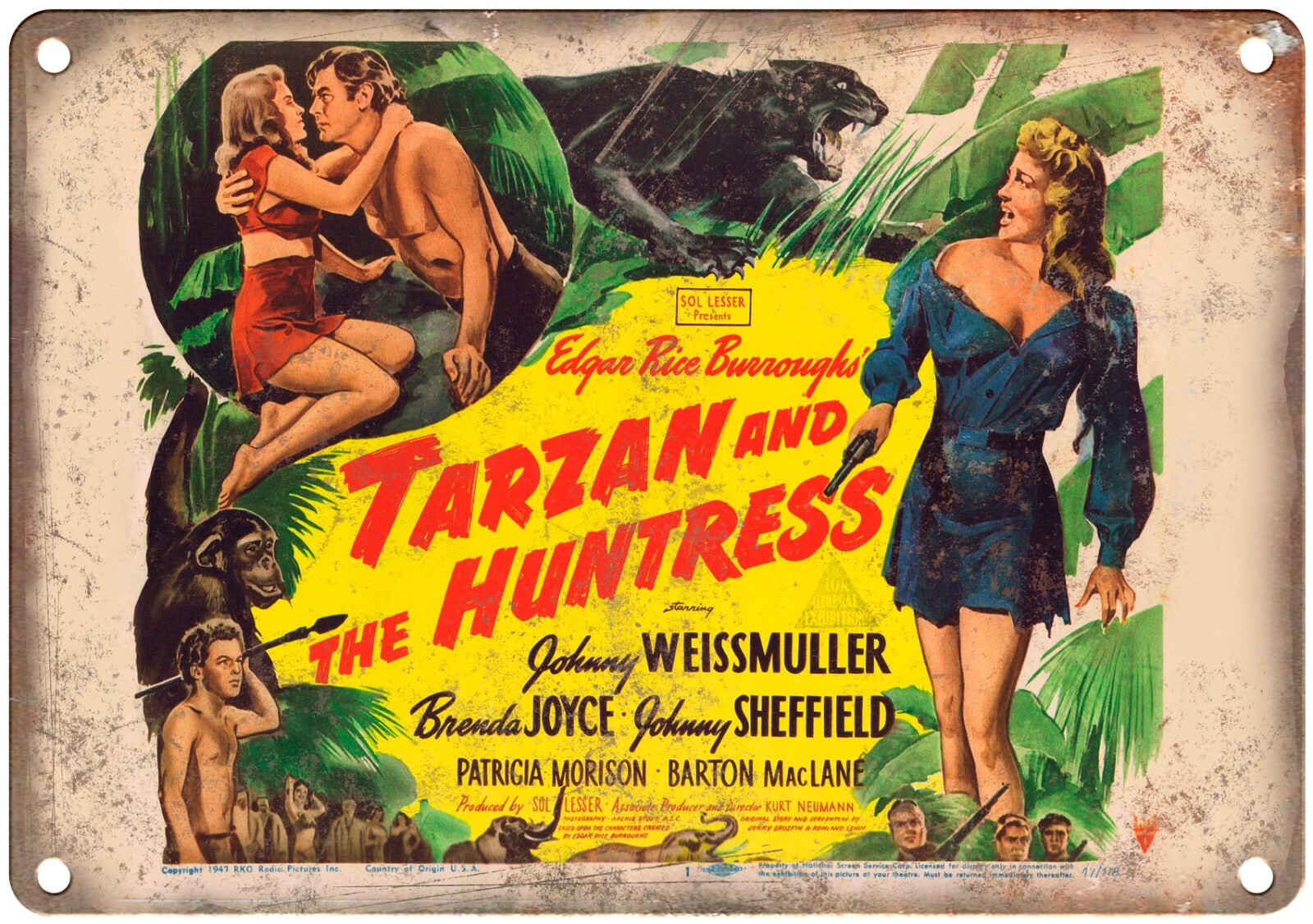 Tarzan and the Huntress Lobby Card 12\