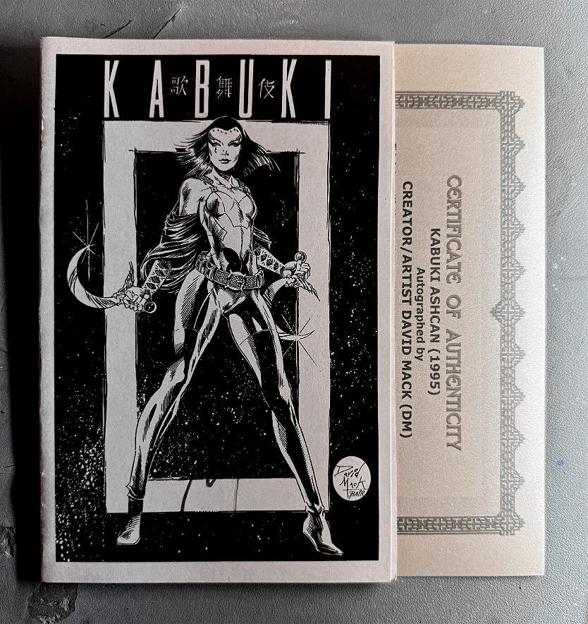 KABUKI ASHCAN 1995 (NM 9.4) SIGNED by CREATOR/ARTIST DAVID MACK *