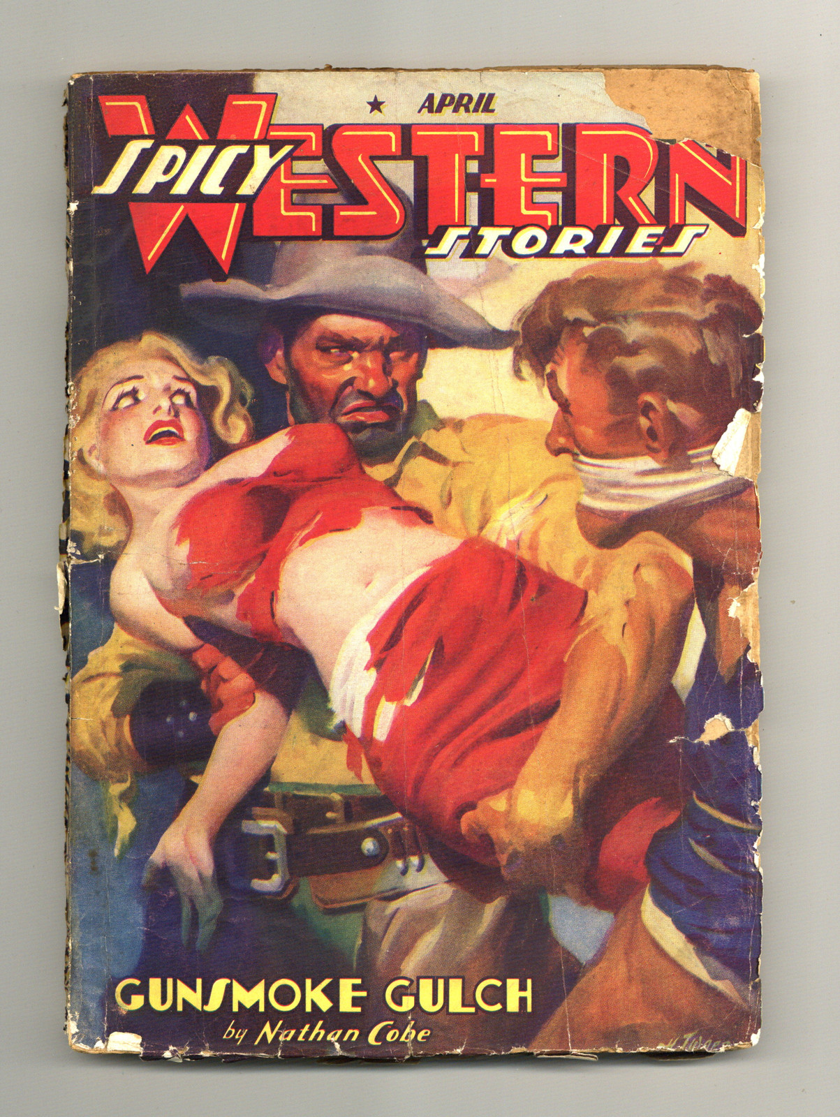Spicy Western Stories Pulp Apr 1938 Vol. 3 #6 GD