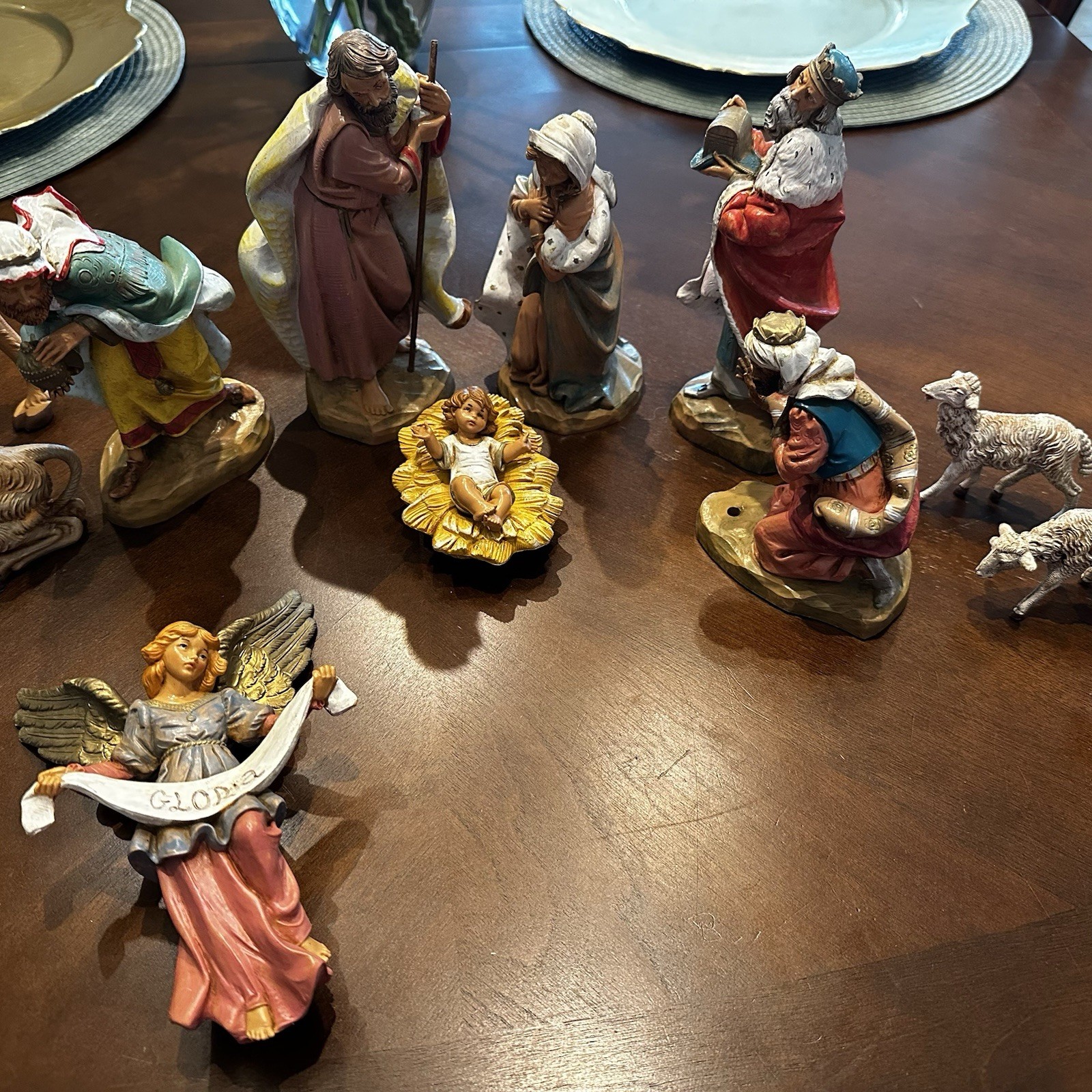 11pc Vintage Fontanini Nativity Lot Simonetti Italy - Camel Missing Saddle 11pc Vintage Fontanini Nativity Lot Simonetti Italy - Camel Missing Saddle