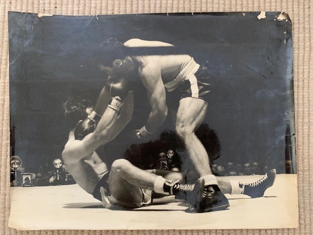 Lot of 2 Very Large Vintage (Vintage) Silver Prints by Marcel Cerdan