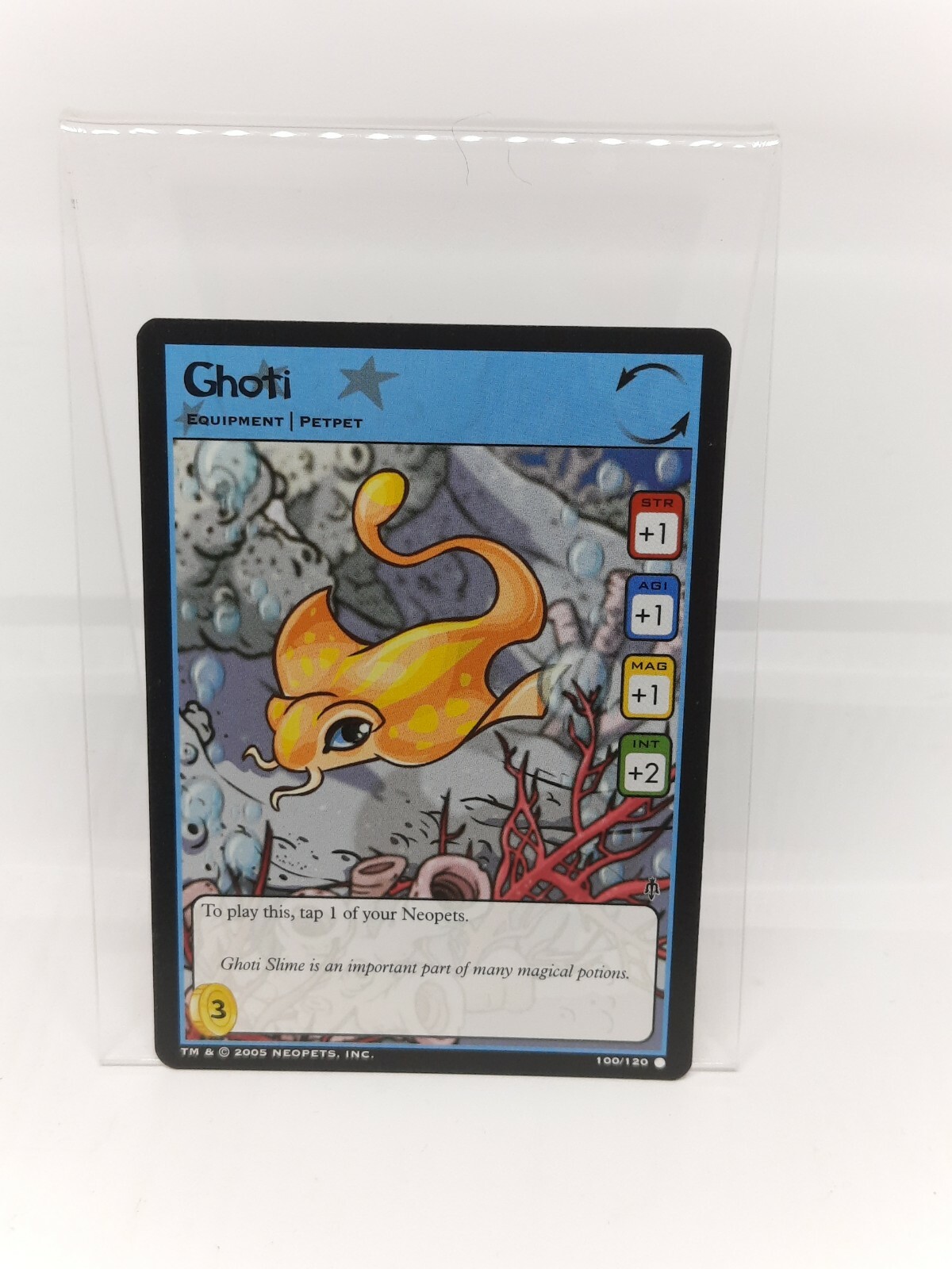 Ghoti 100/120 Curse Of Maraqua Neopets 2005 Common