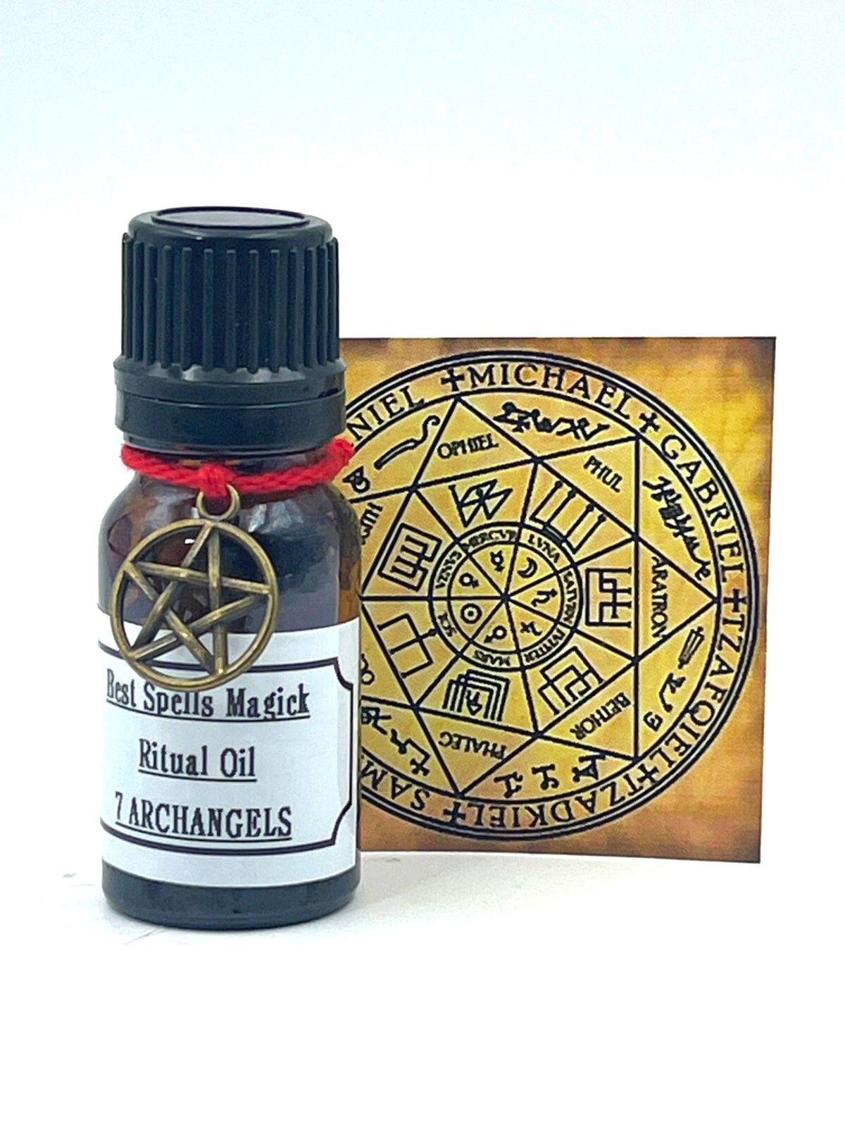SEVEN ARCHANGELS Angelic High Magick Occult OIL & SEAL/ AURA Purification/