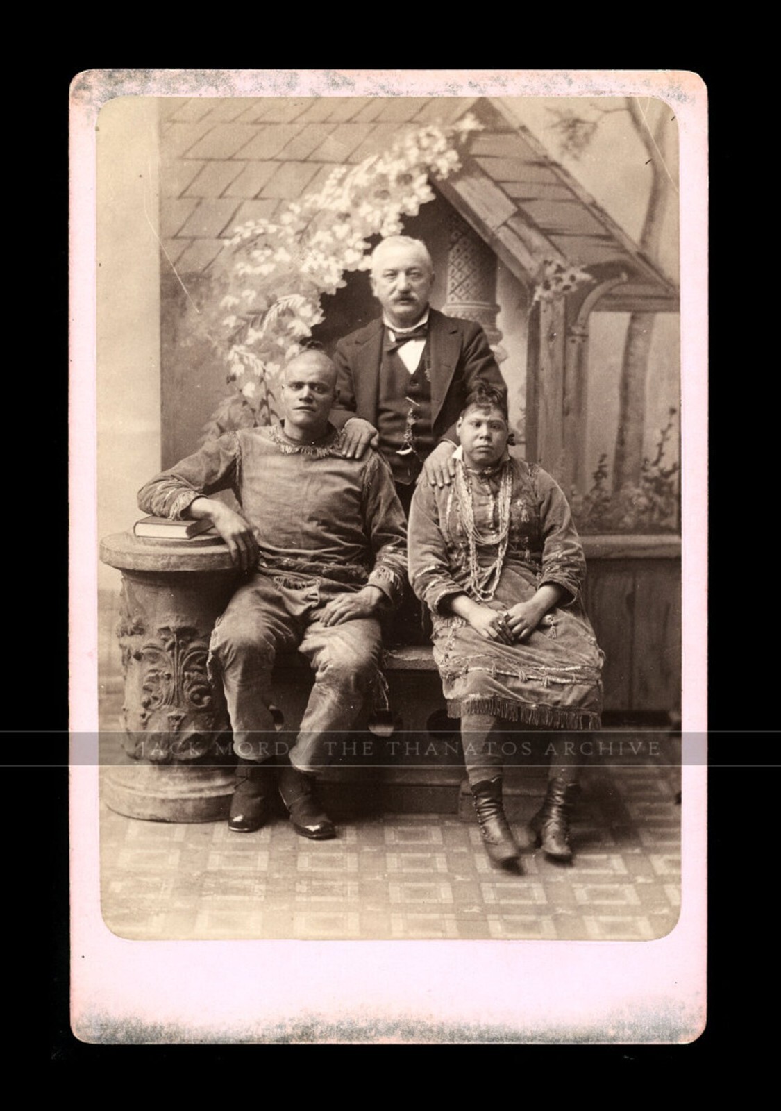 Unpublished Eisenmann Test Shot Ultra Rare Cabinet Card Photo Pinhead Antique