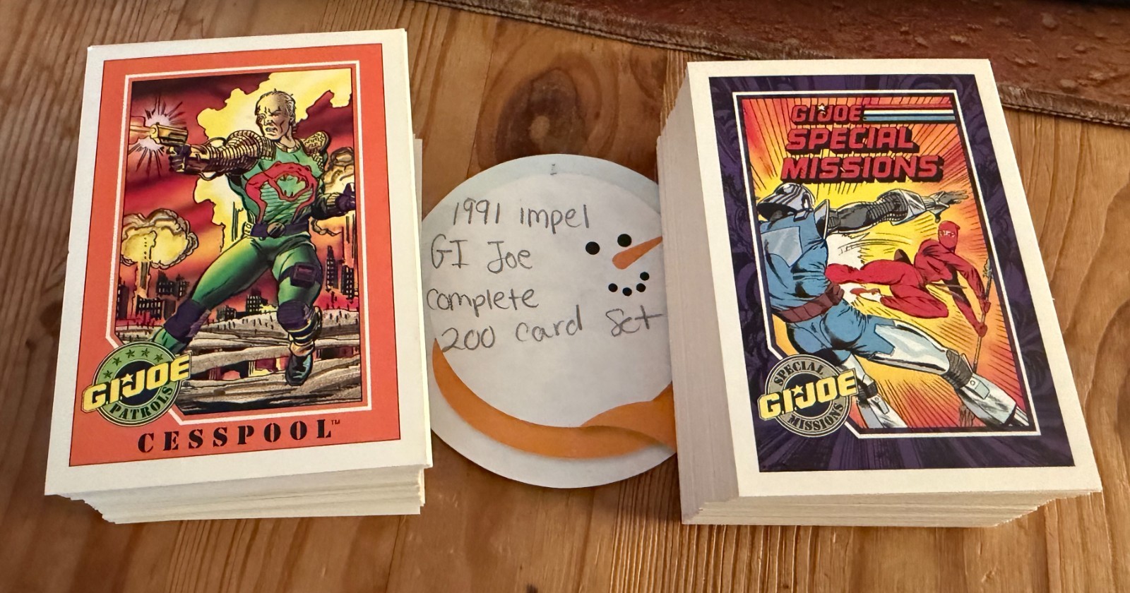 1991 GI JOE SERIES 1 COMPLETE SET 1-200 (Cesspool Shipwreck Grunt Deep Six ++++) 1991 GI JOE SERIES 1 COMPLETE SET 1-200 (Cesspool Shipwreck Grunt Deep Six ++++)