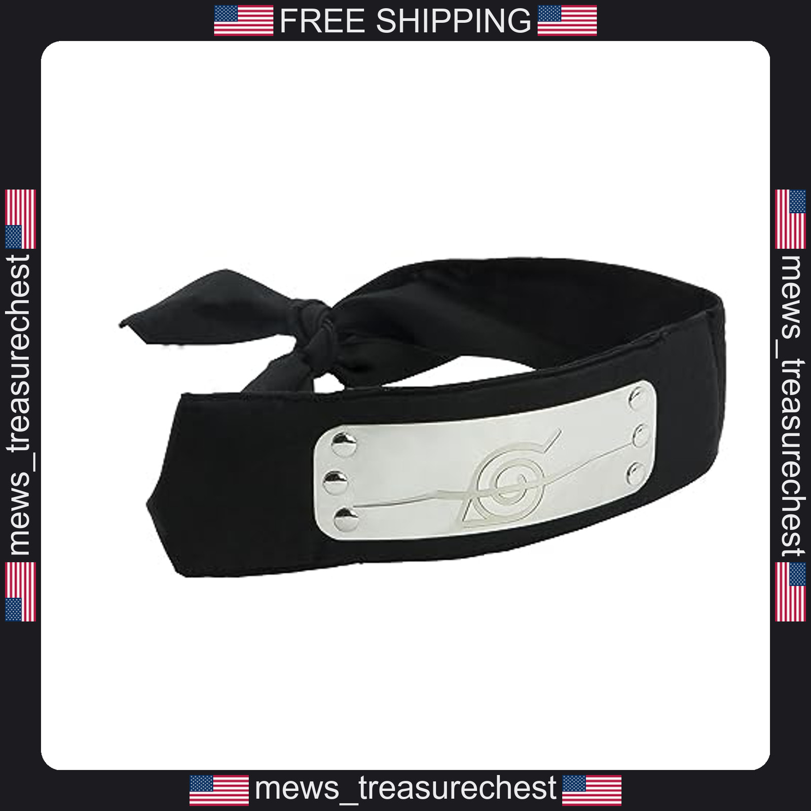 Naruto Shippuden Leaf Village Headband Cosplay Anime Accessories