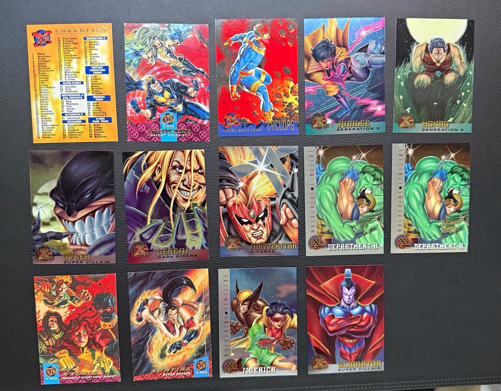1994-1996 Fleer Ultra X-Men Card Lot