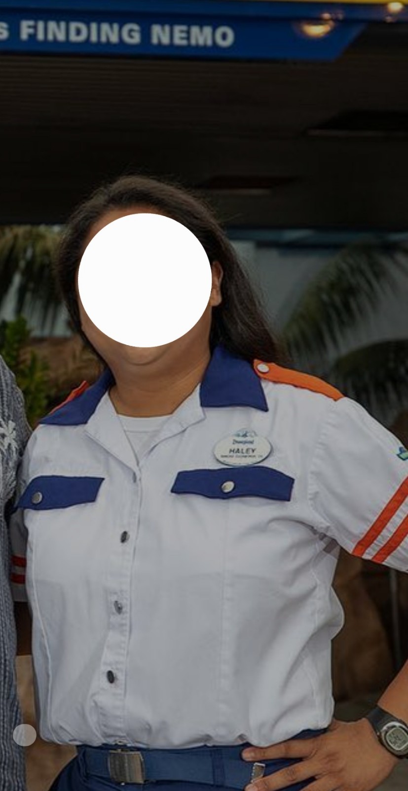 DISNEYLAND SUBMARINE VOYAGE WITH NEMO CAST MEMBER UNIFORM SHIRT RARE 
