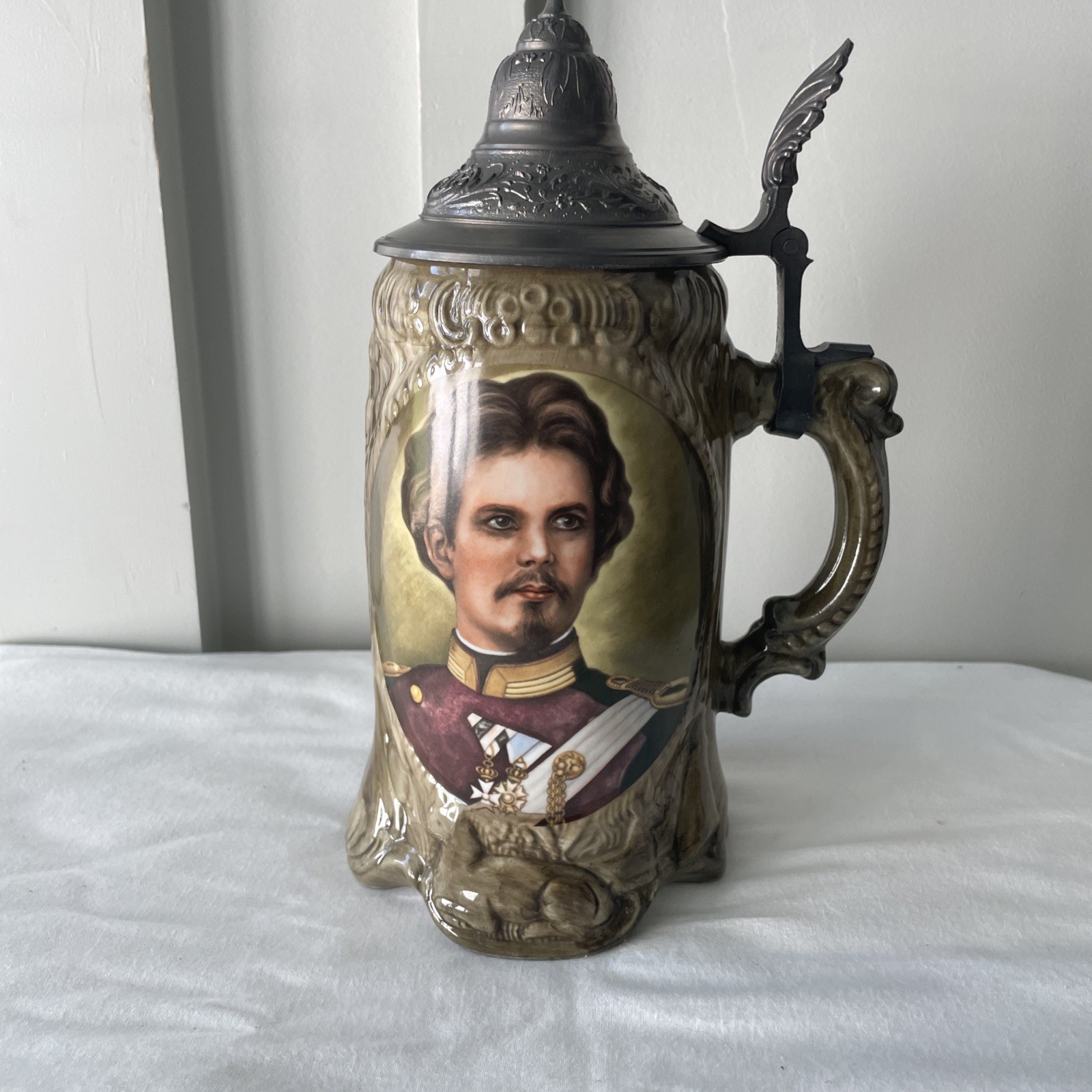 VTG King Ludwig II Of Bavaria Commemorative Beer Stein 