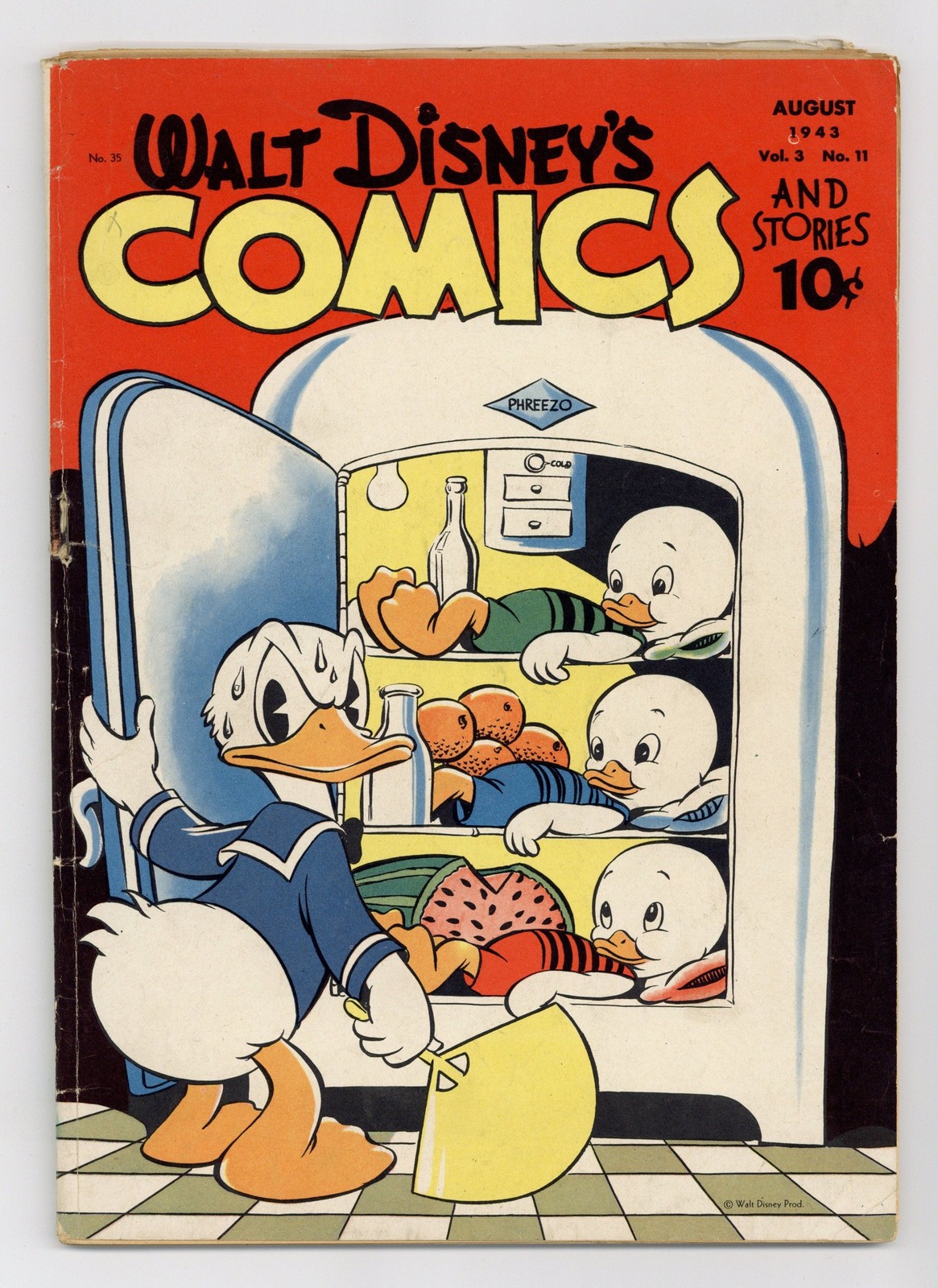 Walt Disney's Comics and Stories #35 GD 2.0 1943